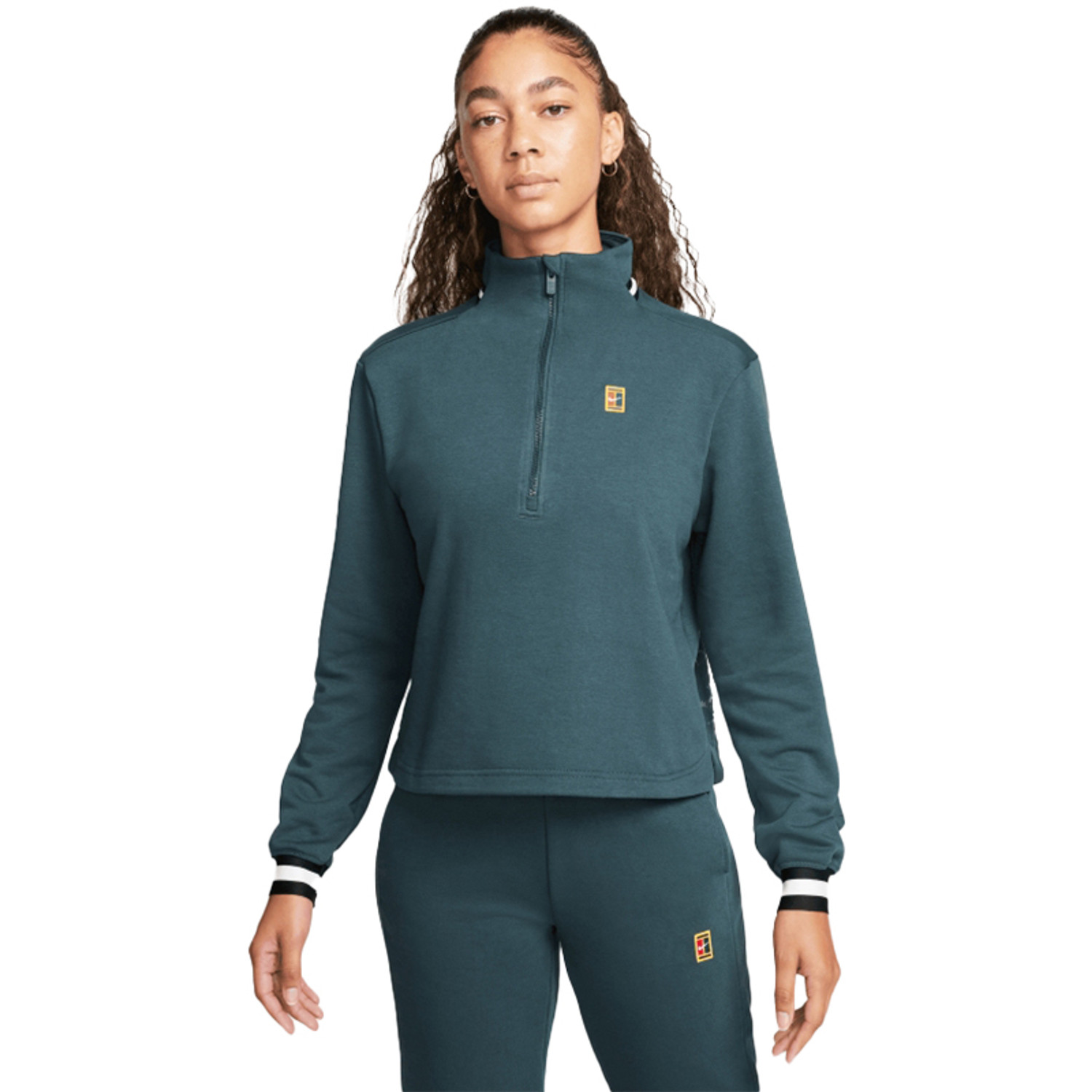 Nike Court Fleece Heritage Half Zip Top TennisDirect