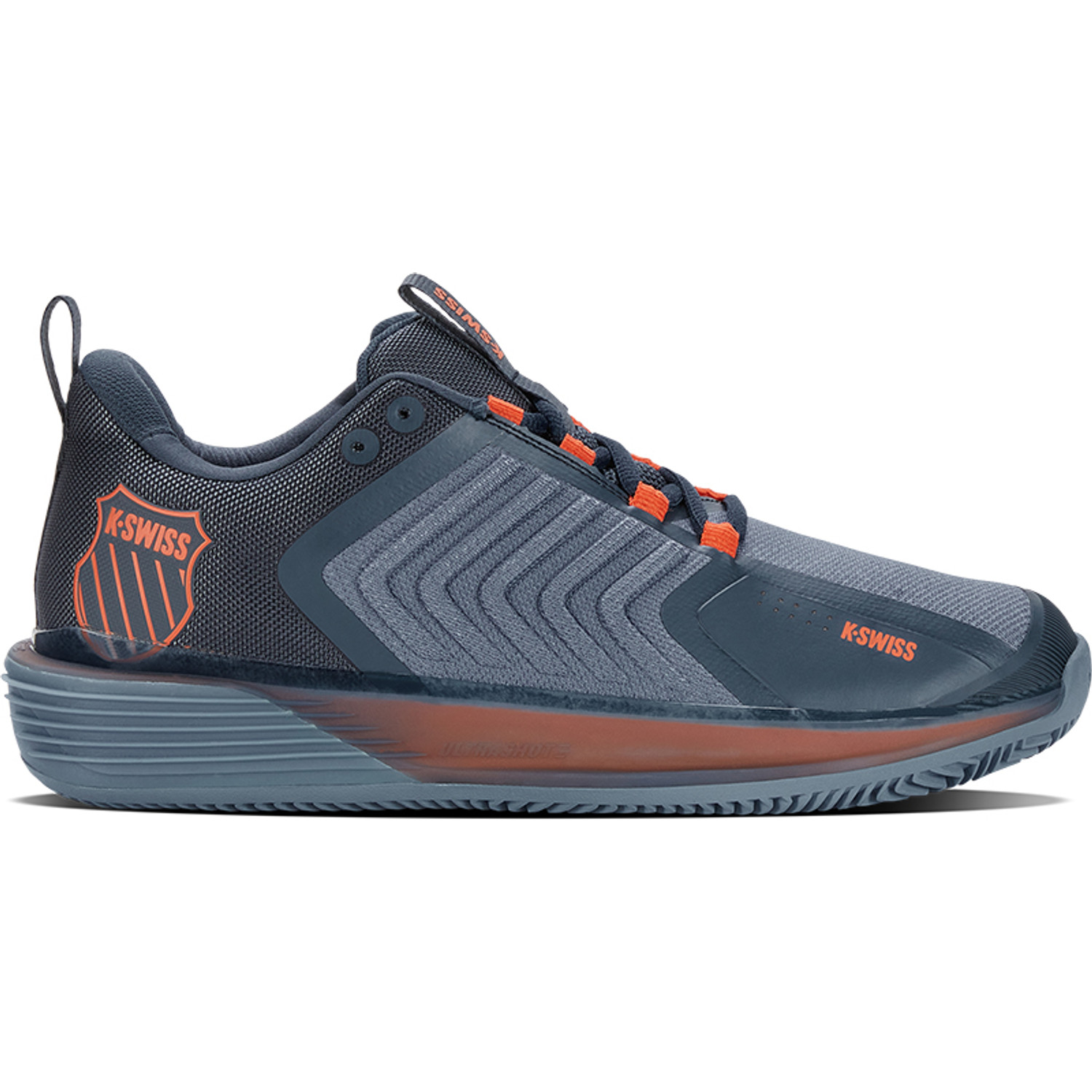 K-Swiss Ultrashot Allcourt Schoen Heren Zwart, Blauw K-Swiss Ultrashot Allcourt Schoen Heren Zwart, Blauw