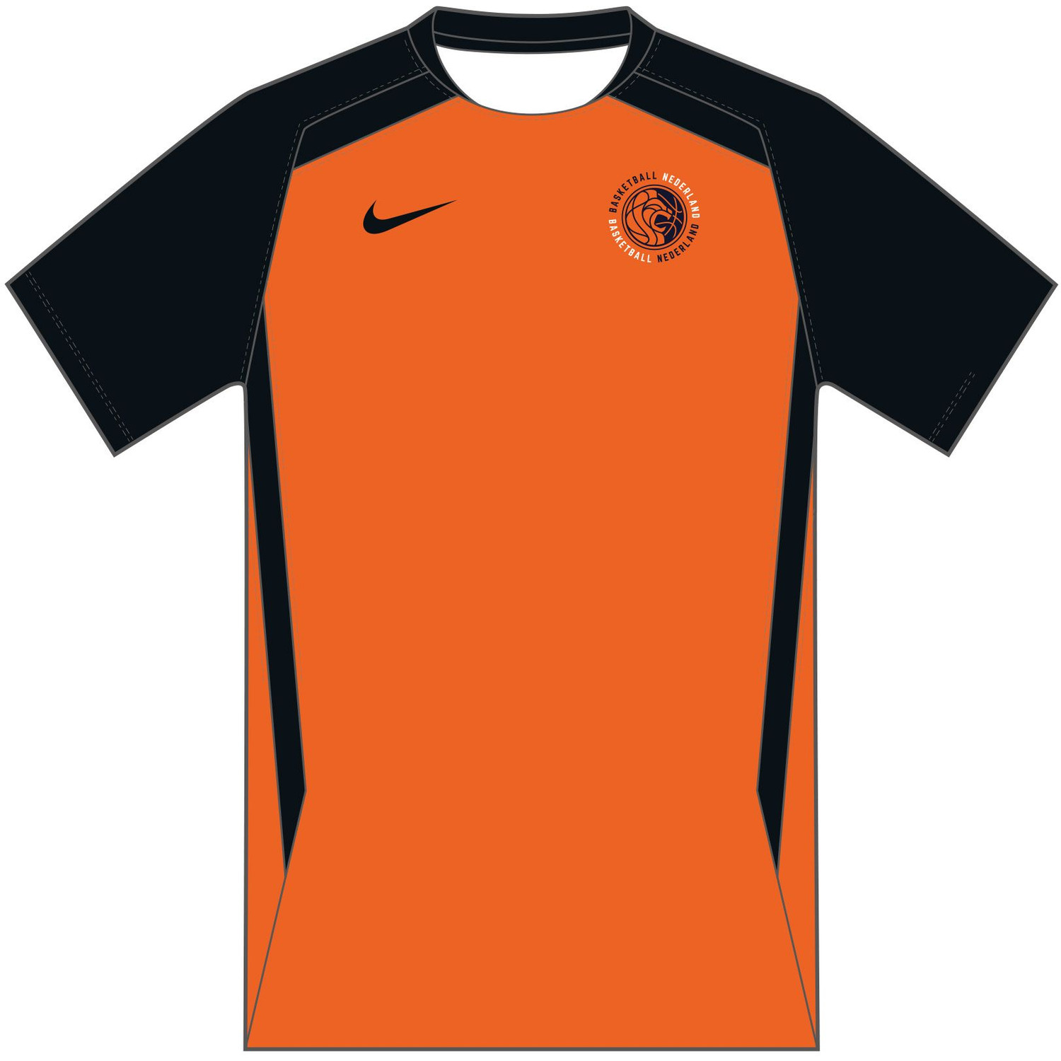 NBB Referee Shirt Orange - PassaSports.com