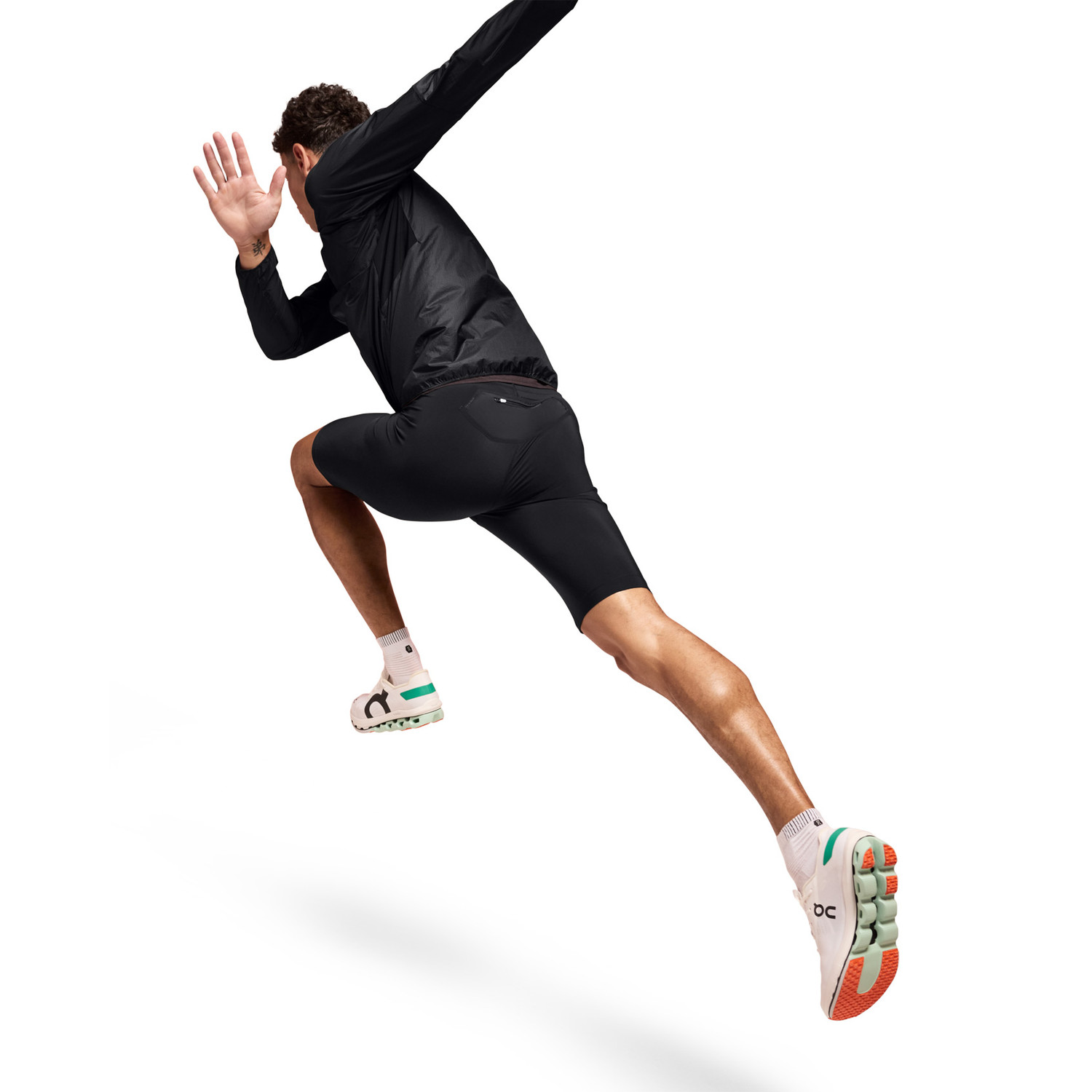 ウォーキング・ランニングウェア on RACE TIGHTS HALF Men's Race Tights Half | Black | On United States