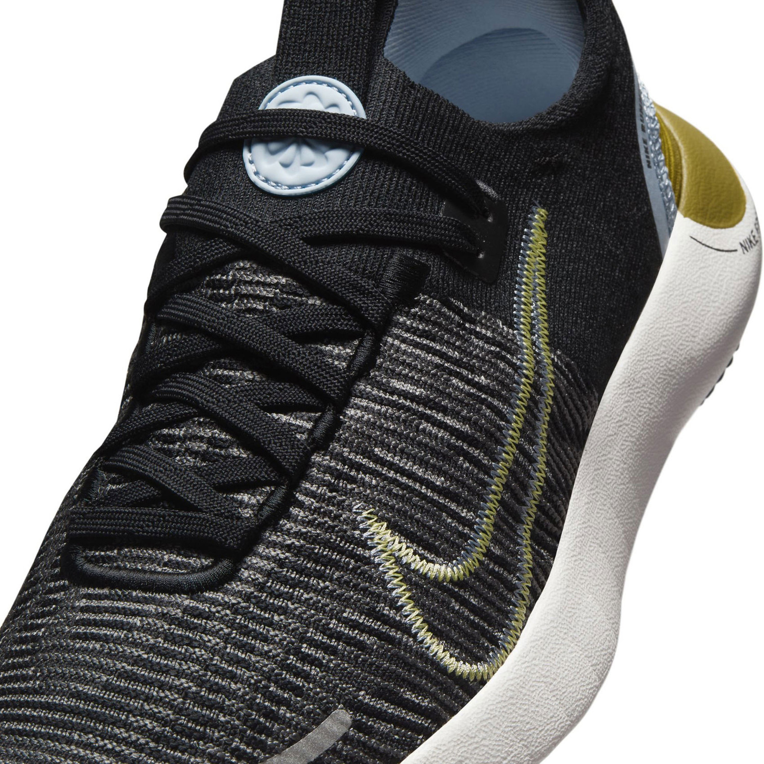 Black nike free run flyknit deals