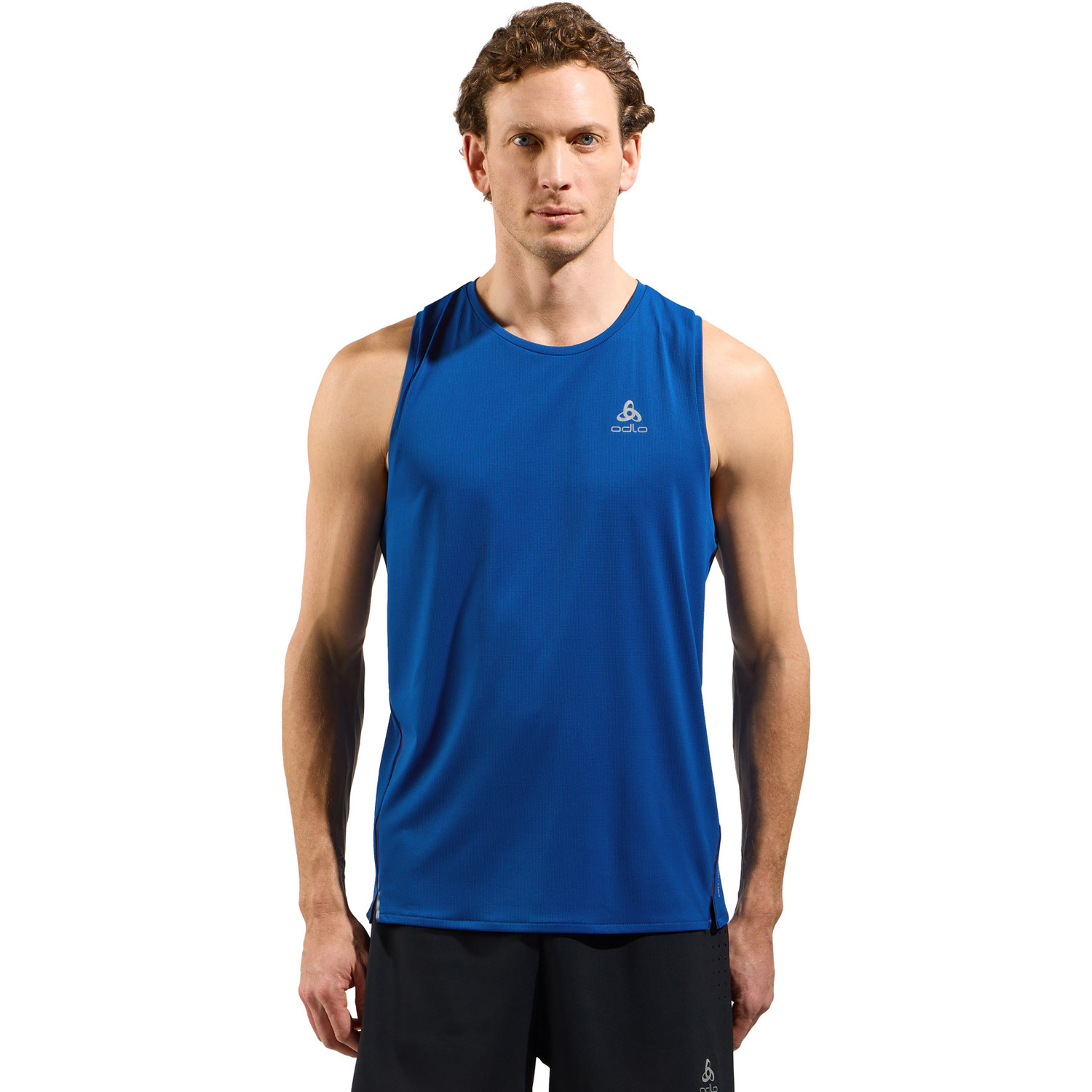 ODLO ZEROWEIGHT SLEEVELESS TANK CREW NECK W BLACK - Maillot vélo