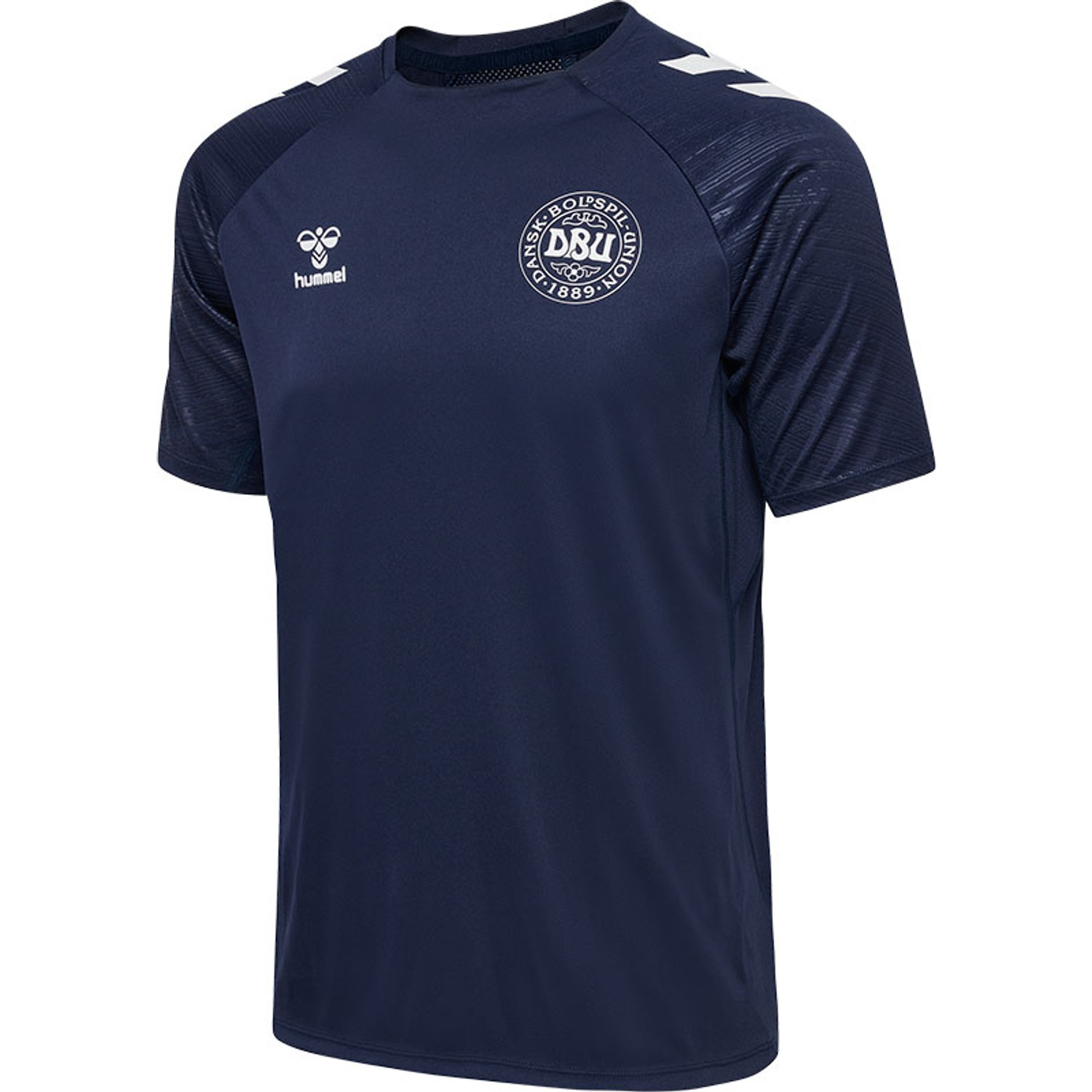 hummel T-Shirt Dänemark Pro Trainingshirt EM 2024 Kids Polyester