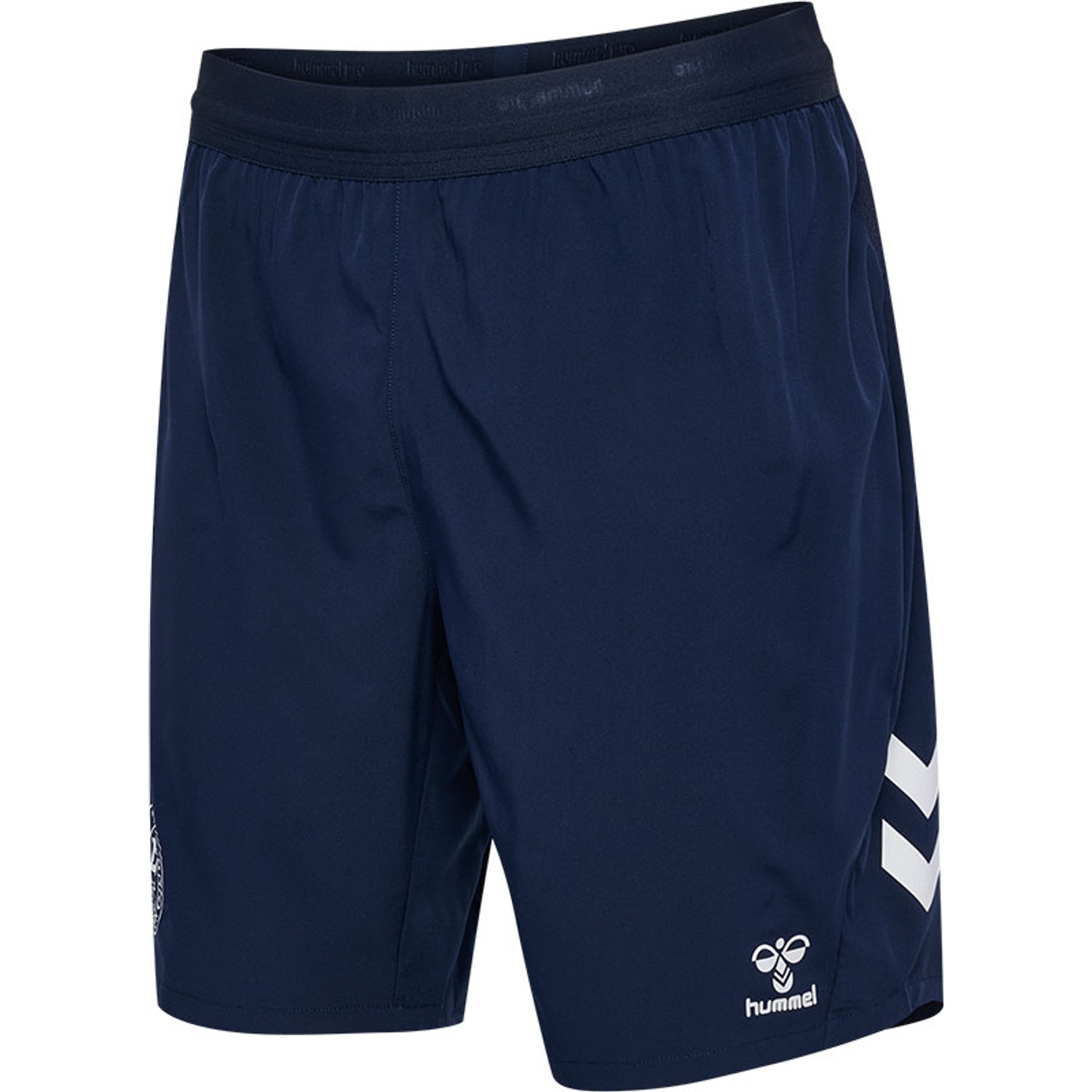 Short Junior Hummel Unisexe - Tissu Interlock, Taille élastique Avec Cordon, Poches Latérales, Logo Imprimé