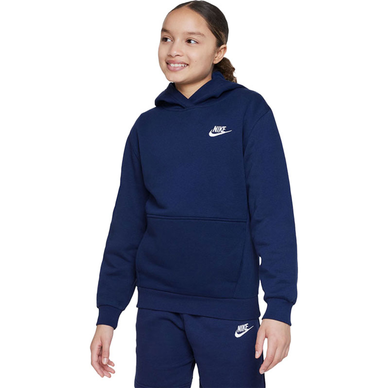 nike sportswear club hoodie blue