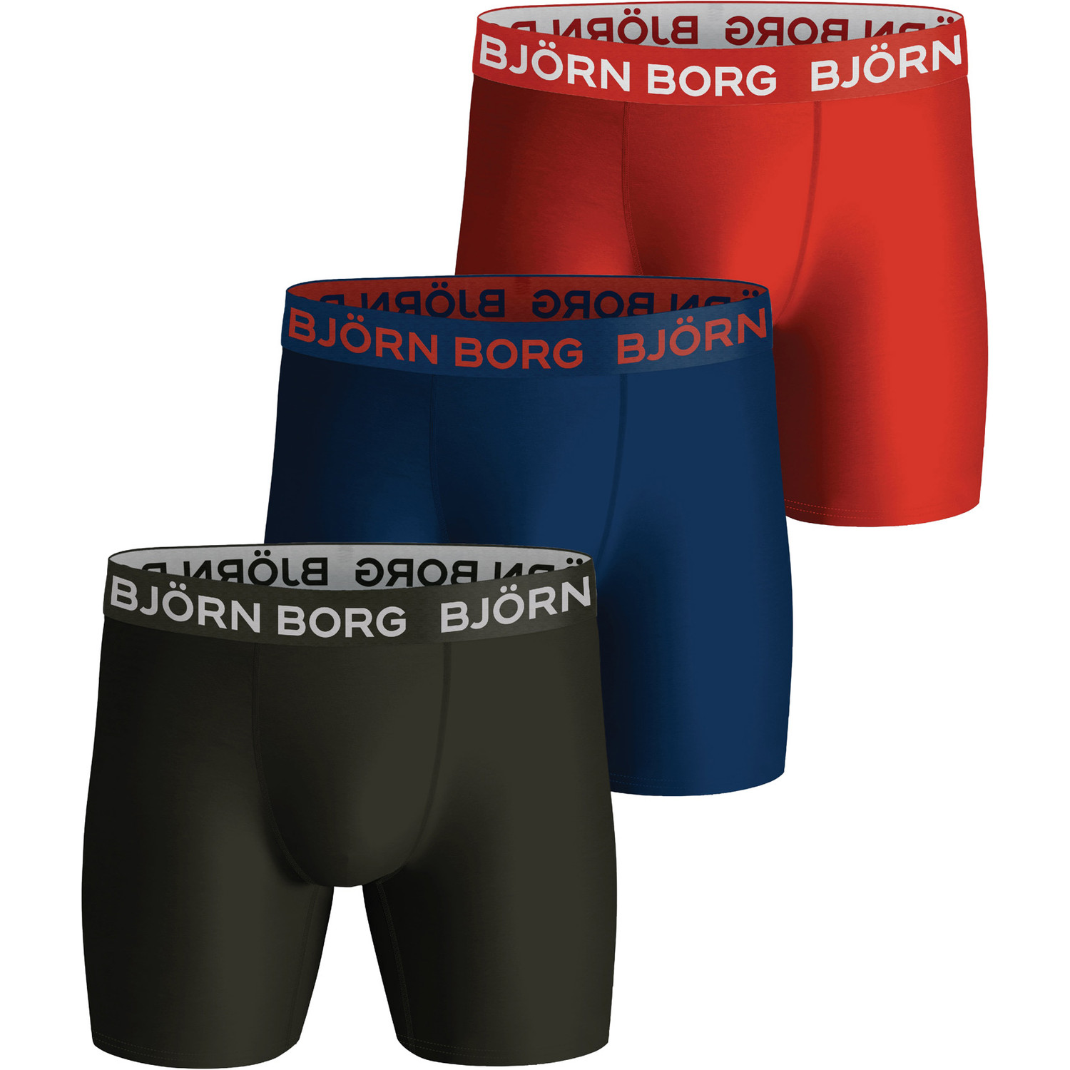 Bjorn Borg Performance Boxer 3 Pack Heren Runningdirect
