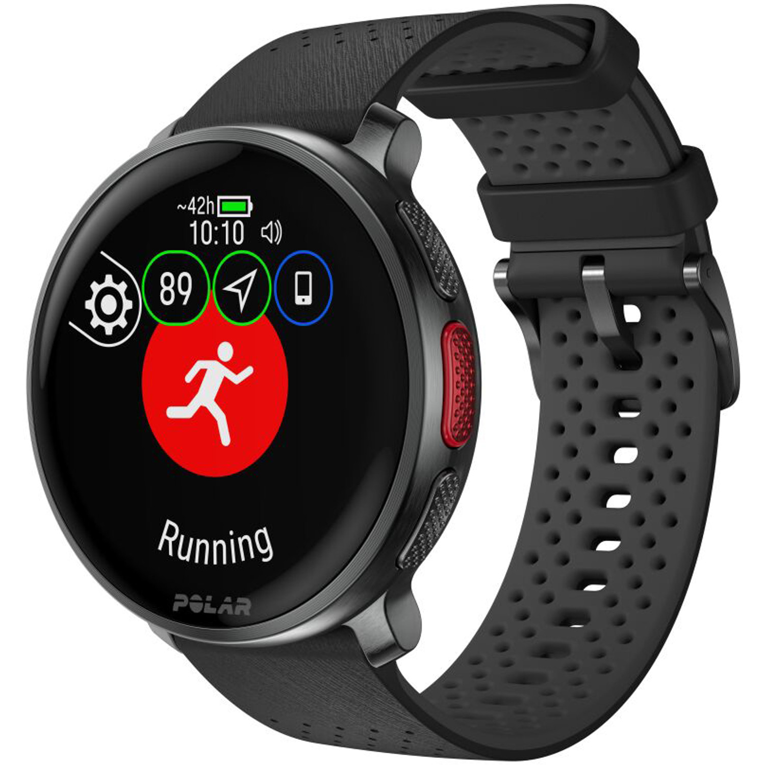 Polar watch with updateing spotify