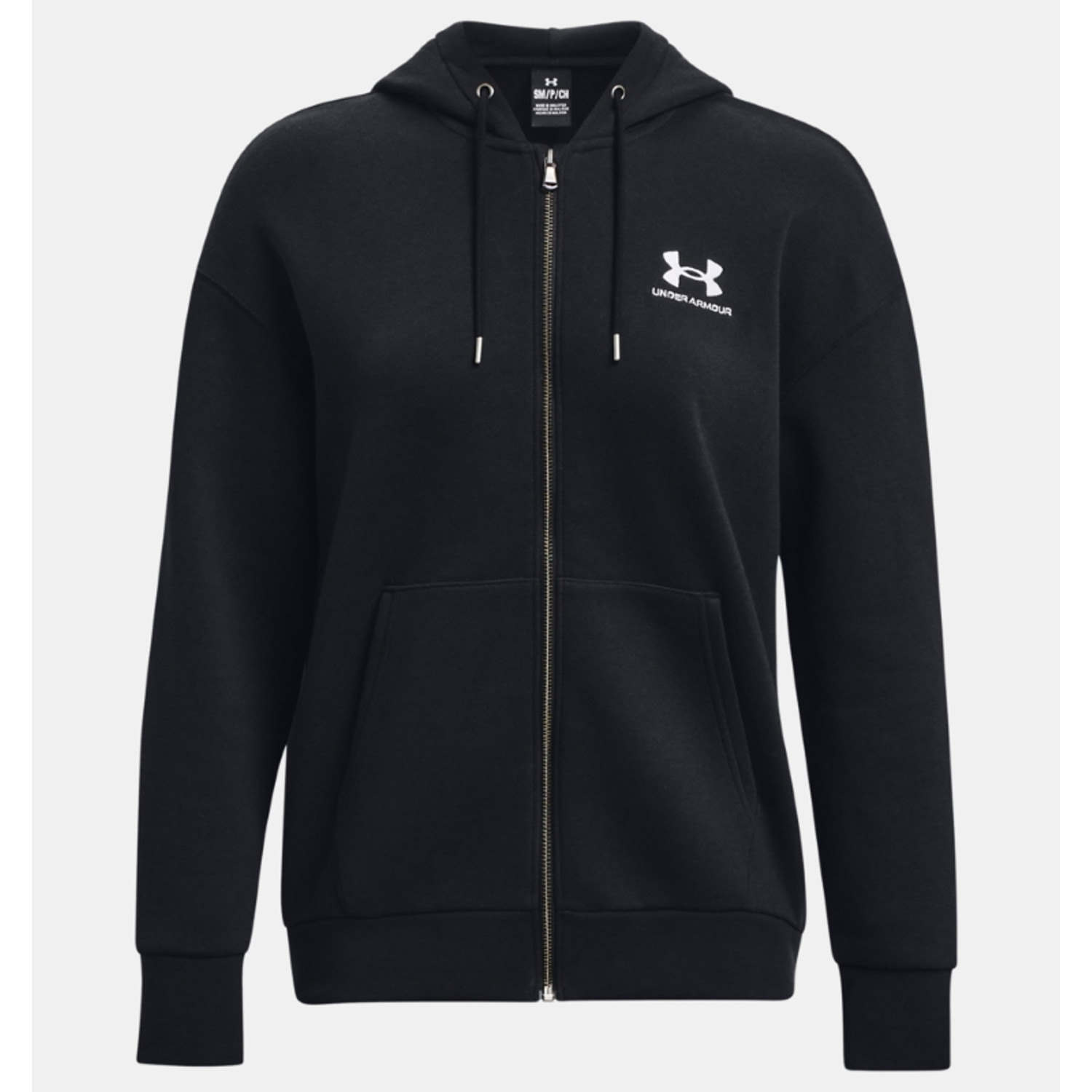 Under armour black zip hoodie outlet