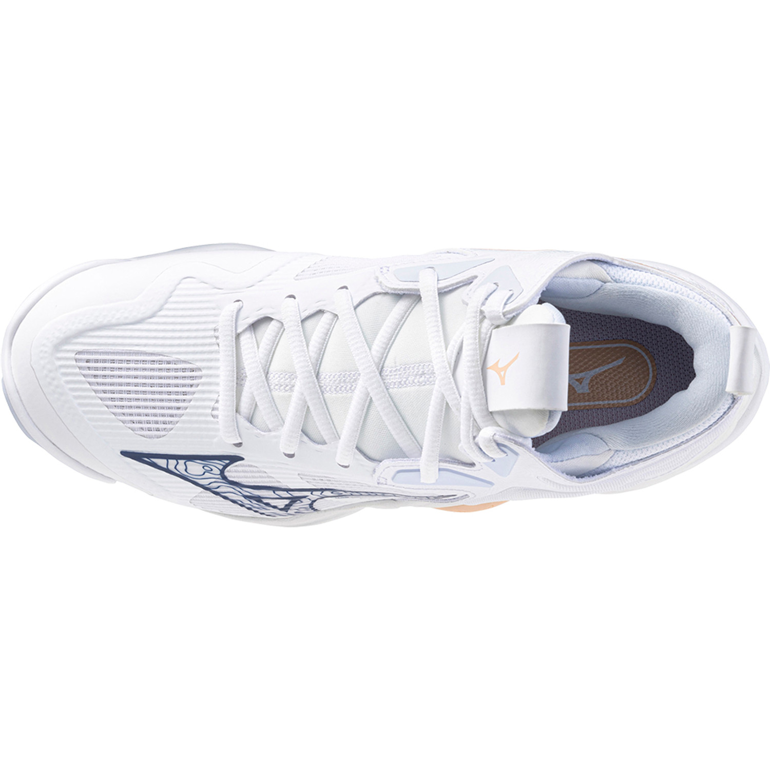 ミウラ3 Womens Mizuno V1GC174003 Wave Hurricane 3 Volleyball Shoes