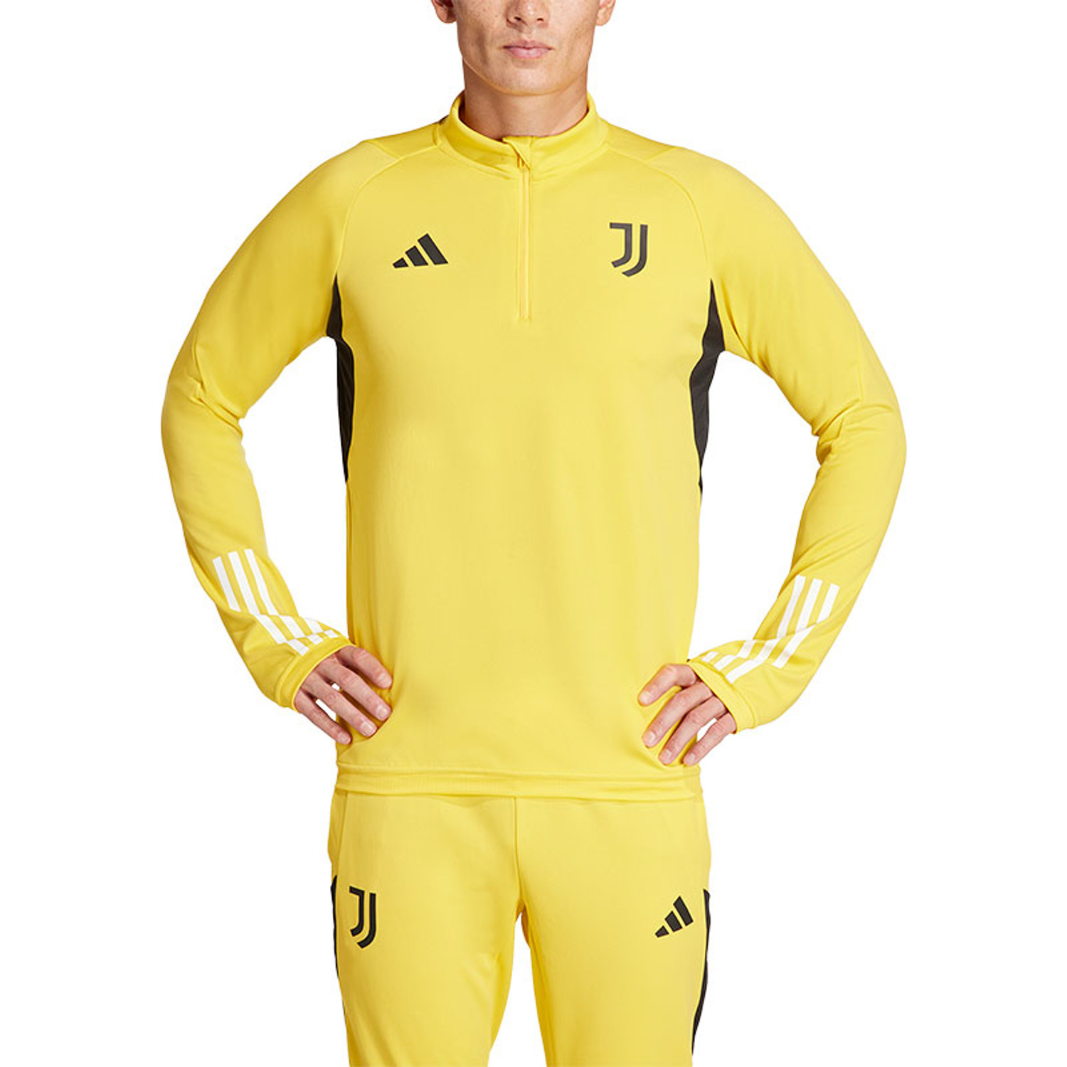  Juventus 1/4ジップ ジャージ イエロー adidas Juventus Training Top 2023/2024 - PassaSports.com