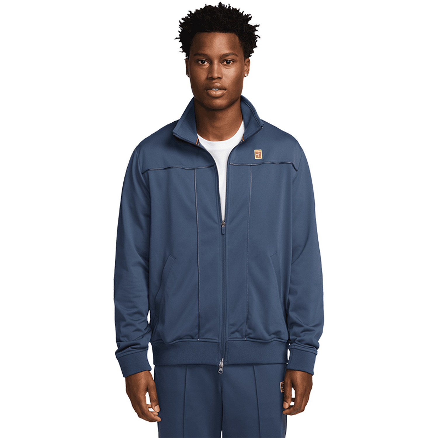 All blue nike windbreaker best sale