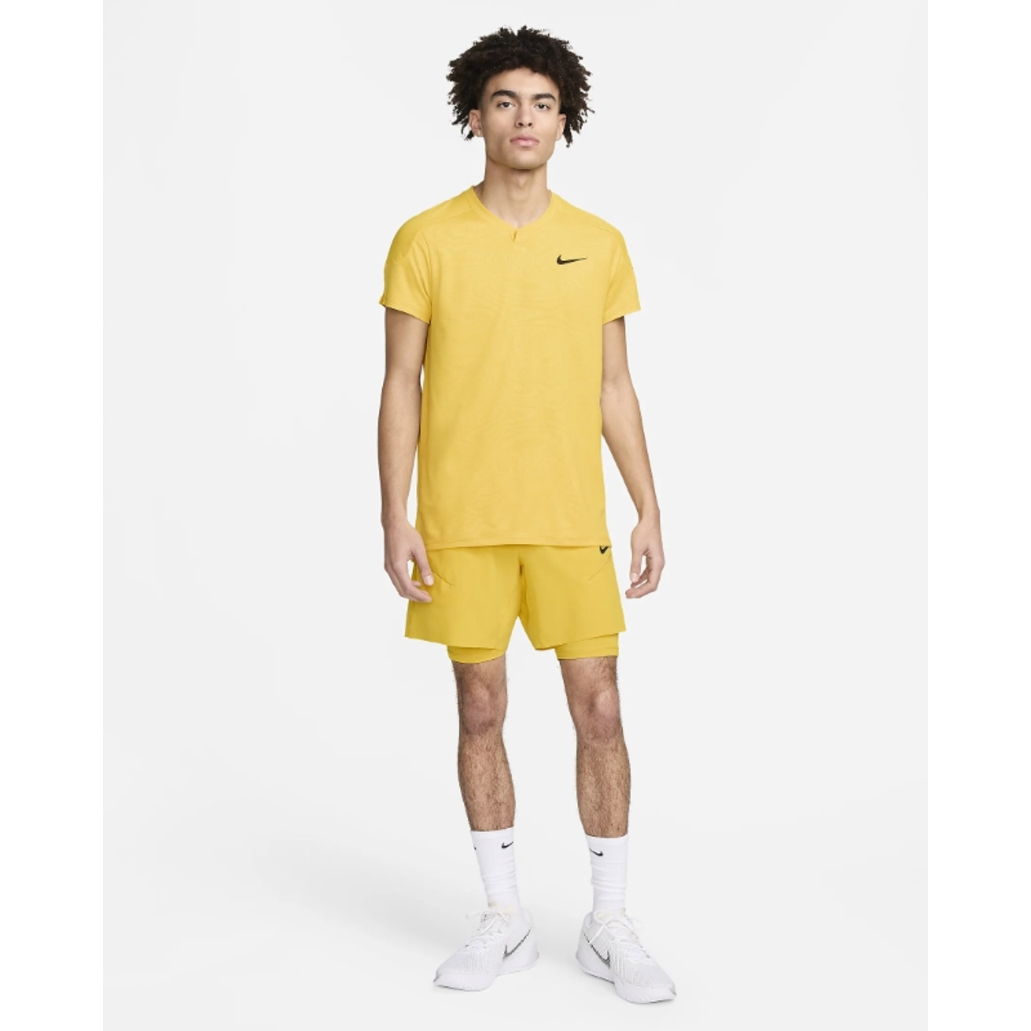 pastel yellow nike shorts