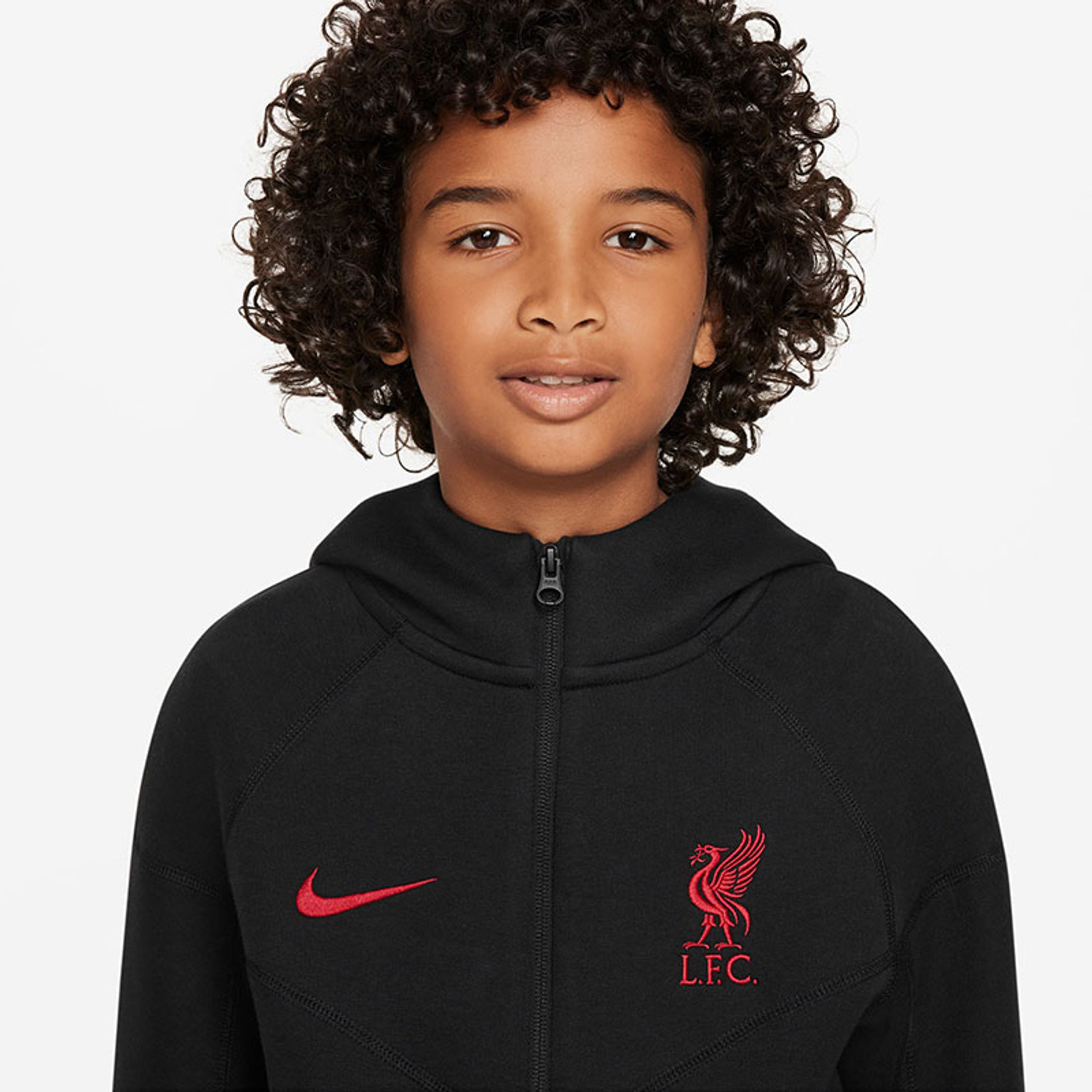 Nike Liverpool Tech Fleece Full Zip Hoody Kids