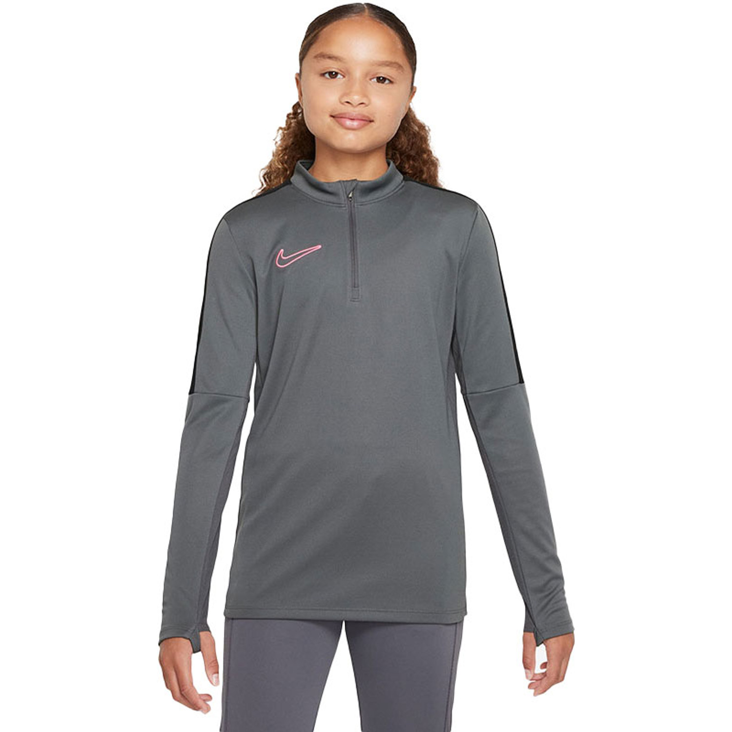 nike academy hooded drill top
