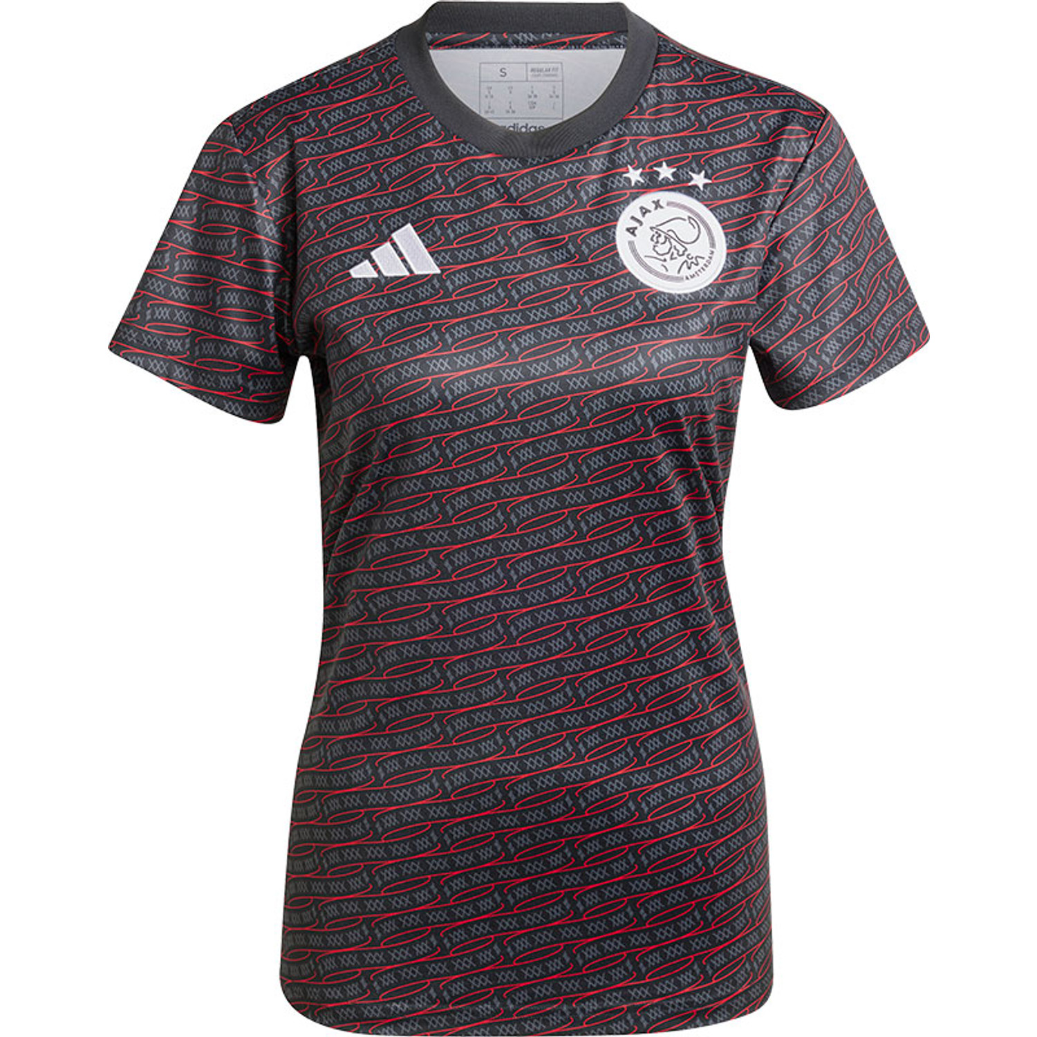 adidas Ajax Pre Match Shirt Dames 2024 2025 Bij VoetbalDirect