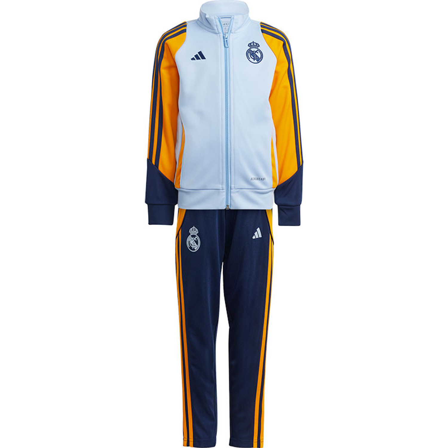 Real madrid tracksuit kids hotsell