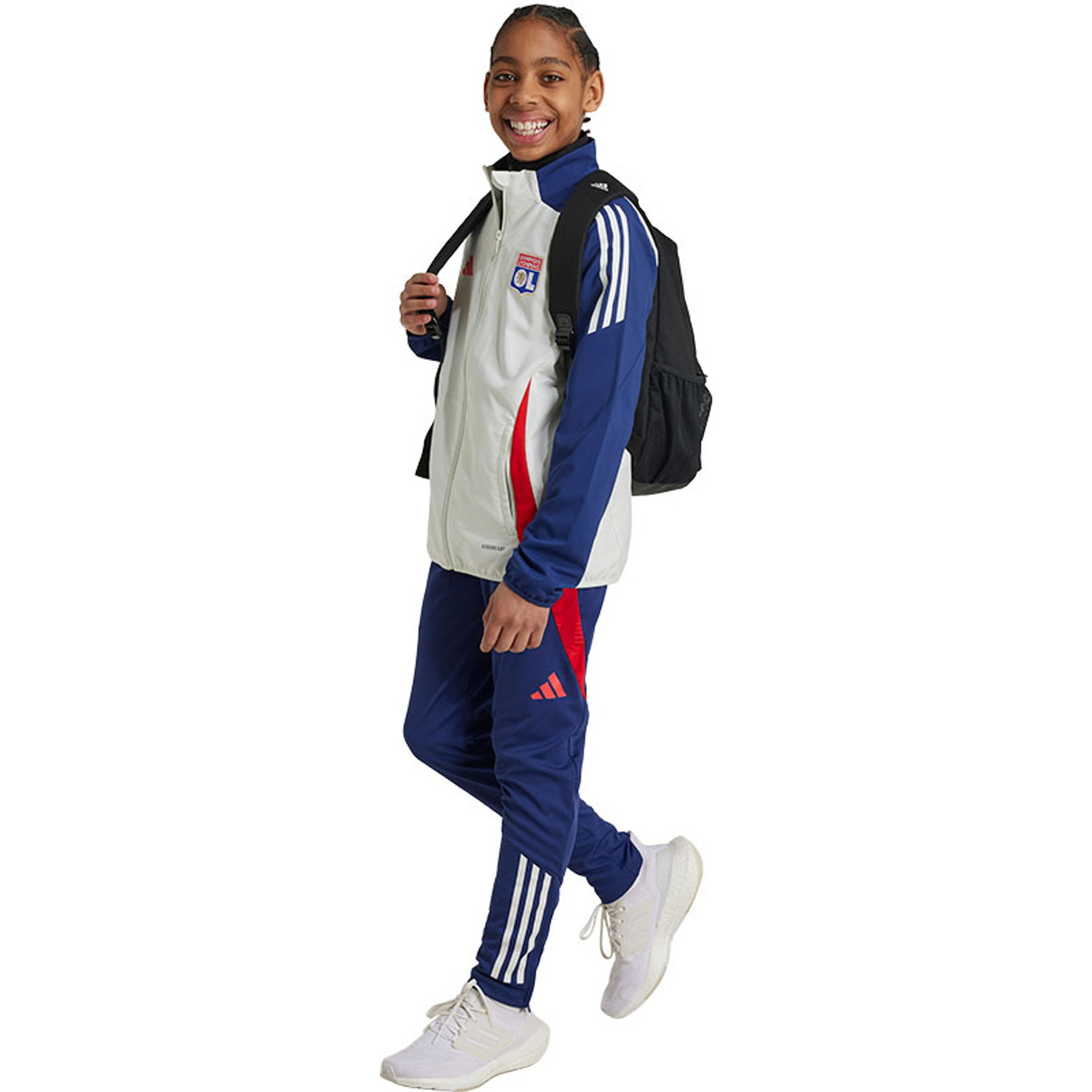 adidas Olympique Lyon Pre Match Trainingspak Kids Bij VoetbalDirect.be
