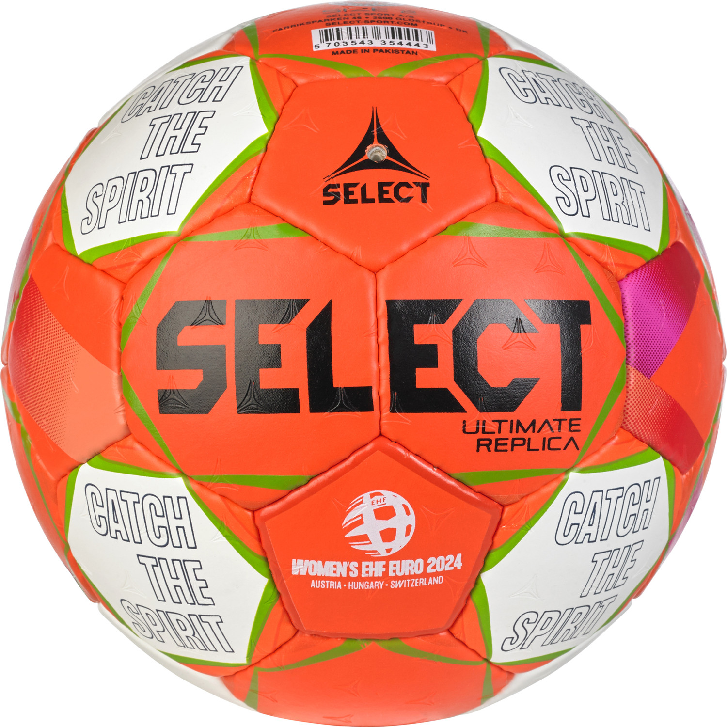 Ballon De Handball Select Ultimate EHF Euro Femme V24 – Taille 2, HPU 1800, Approuvé EHF
