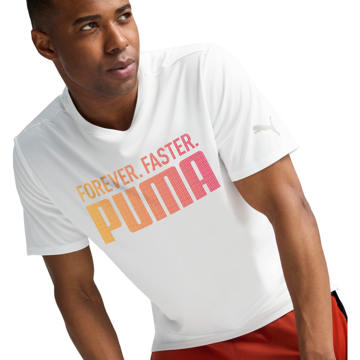 Puma forever faster t shirt sales