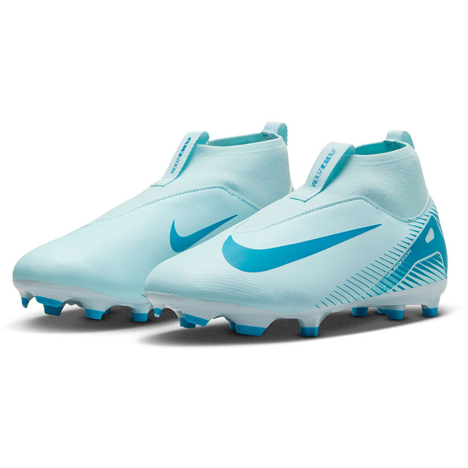 Nike voetbalschoenen met sok blauw best sale