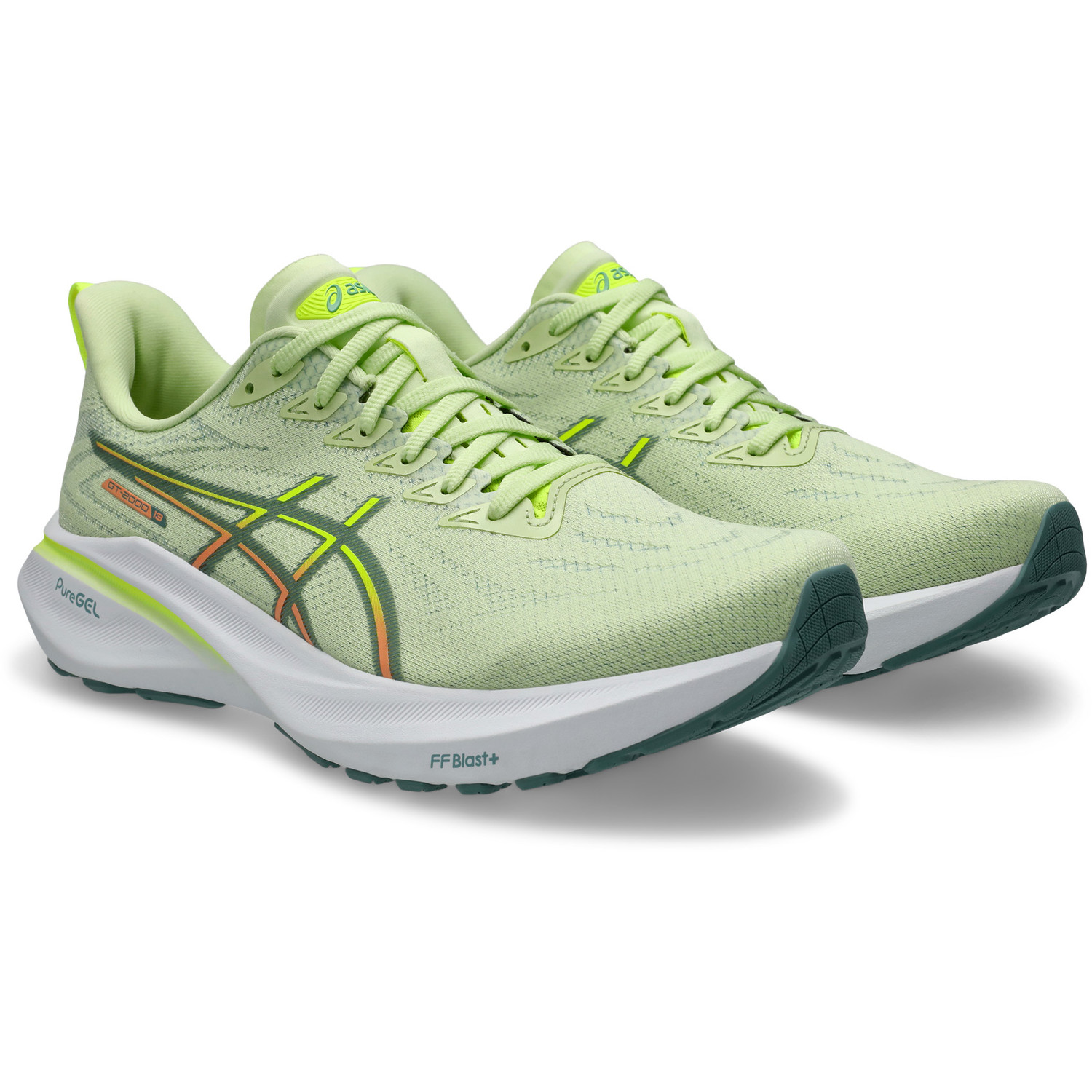 Asics gt 2000 5 hombre verdes on sale