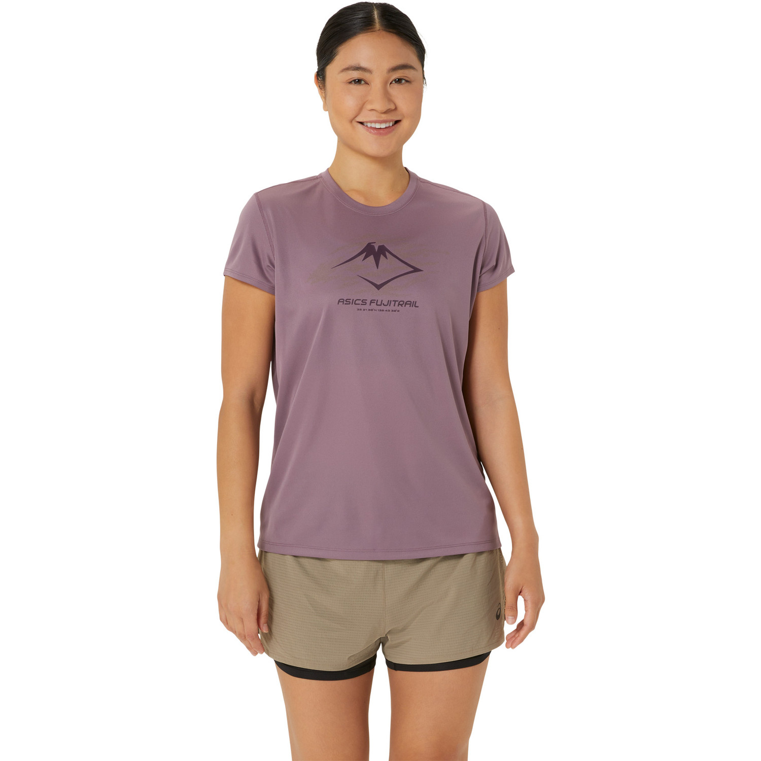 ASICS Fujitrail Logo T Shirt Damen RunningDirect