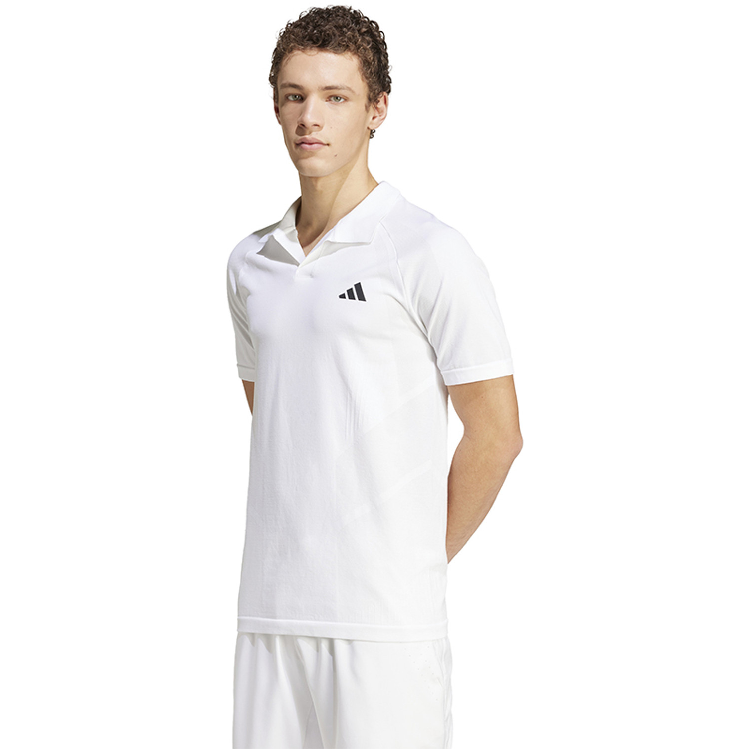 Adidas polo white store