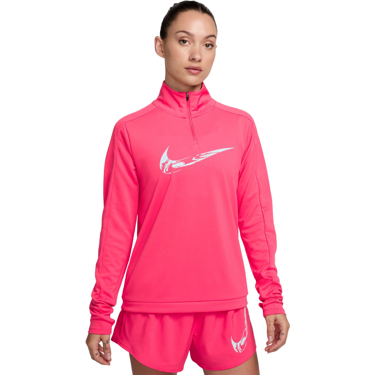 Nike half zip swoosh on sale