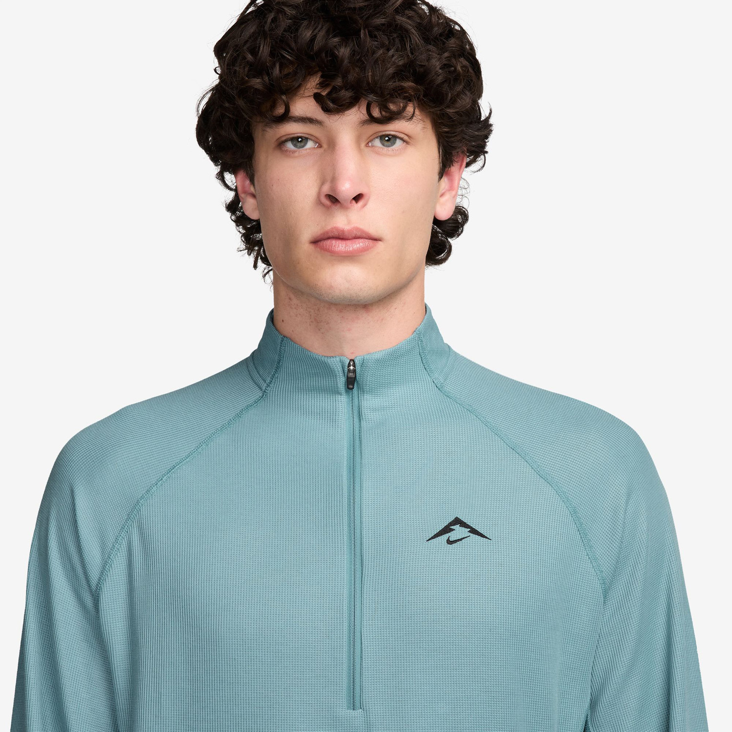 Nike Running Wild Run Element half zip in grey | ASOS
