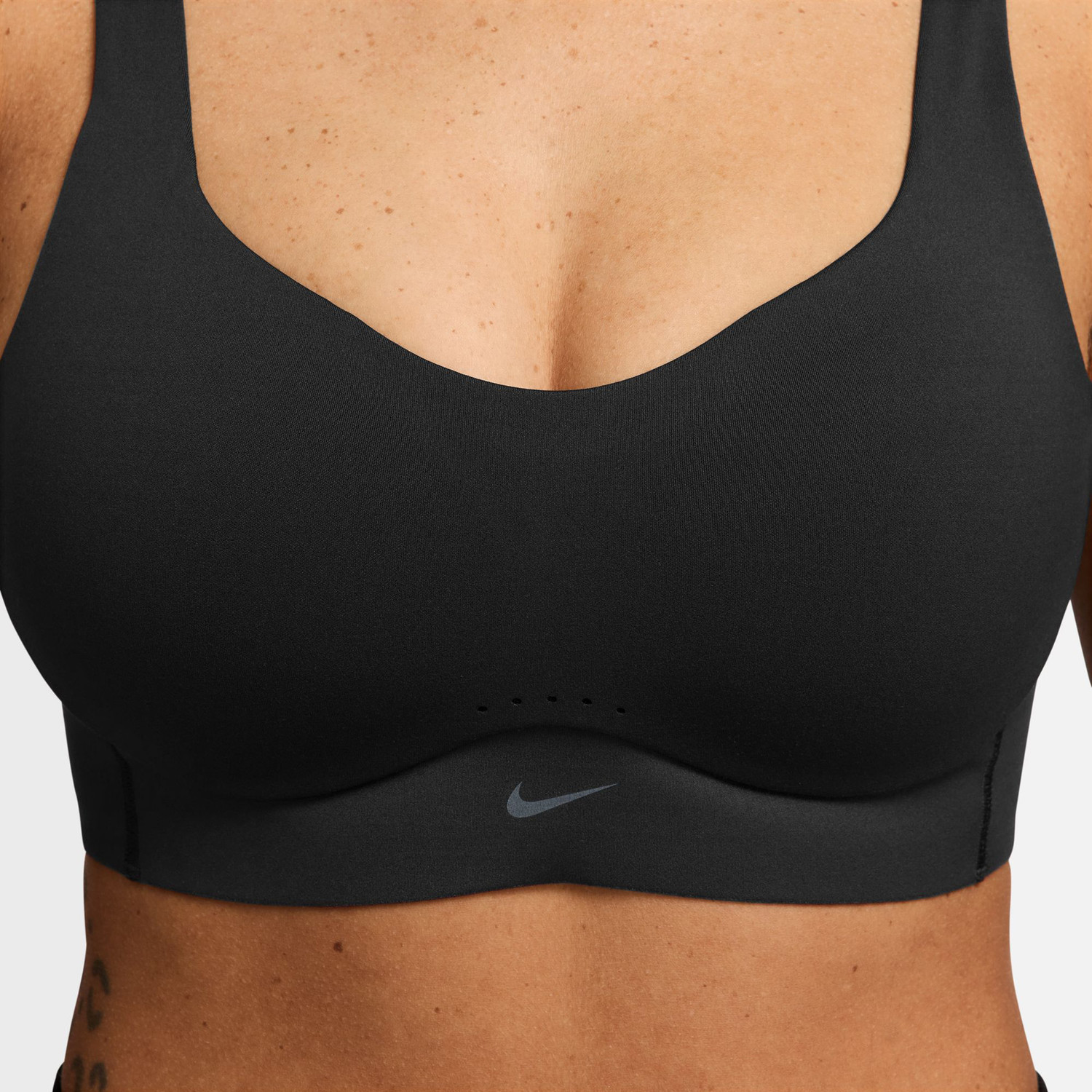 Nike training high support pro rival bra in black on sale