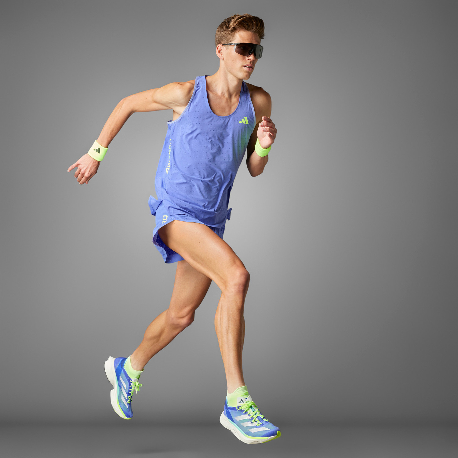 ADIZERO SINGLET＆ランニングパンツ adidas Adizero Singlet Men - PassaSports.com