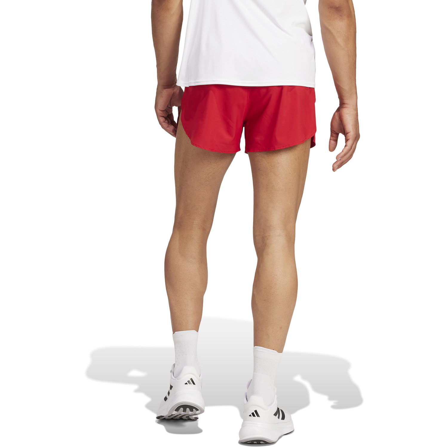 ADIZERO SPLIT SHORT 赤 スリムフィット adidas Adizero Essentials Split Short Men - PassaSports.com