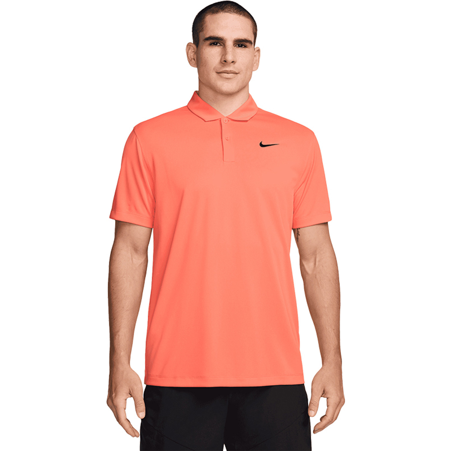 nike solid polo