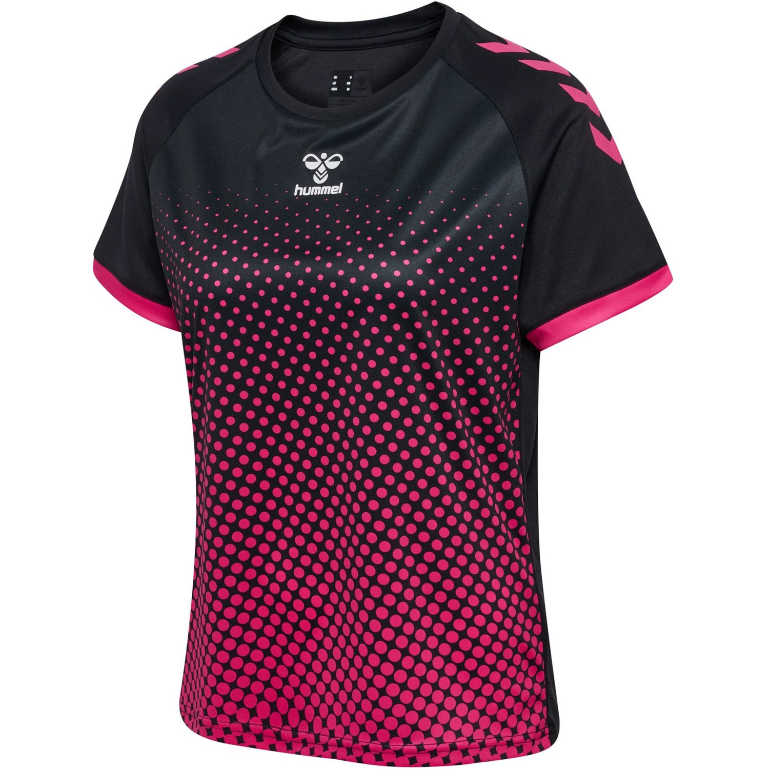 Hummel HmlGRAPHIC Universe Maillot Manches Courtes Femme - Respirant BEECOOL, Design Sportif