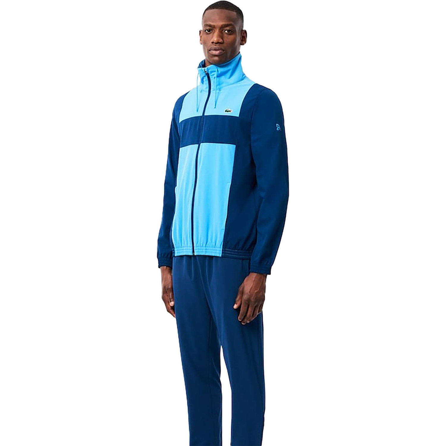 Lacoste tracksuit blue deals