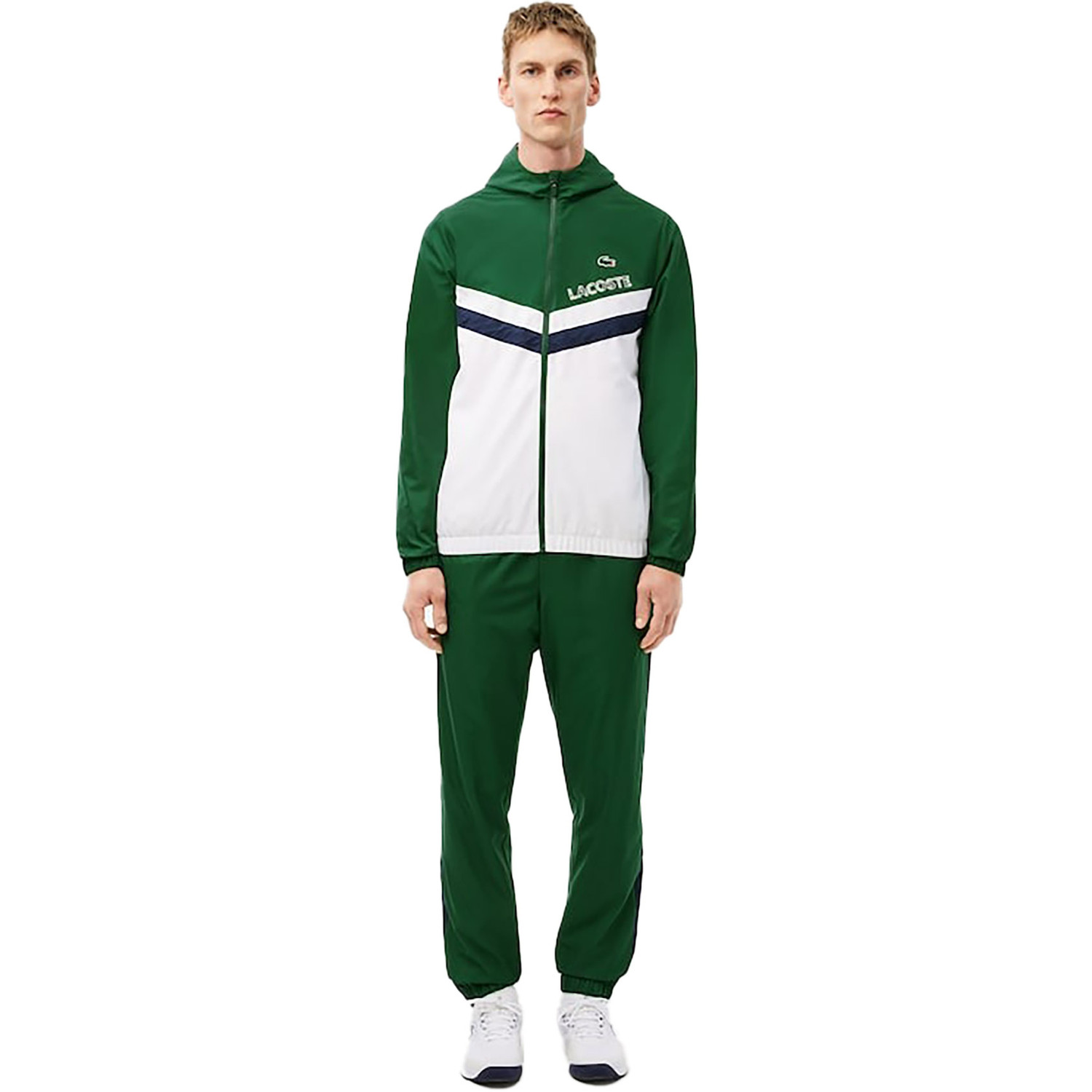 Green lacoste tracksuit 2025