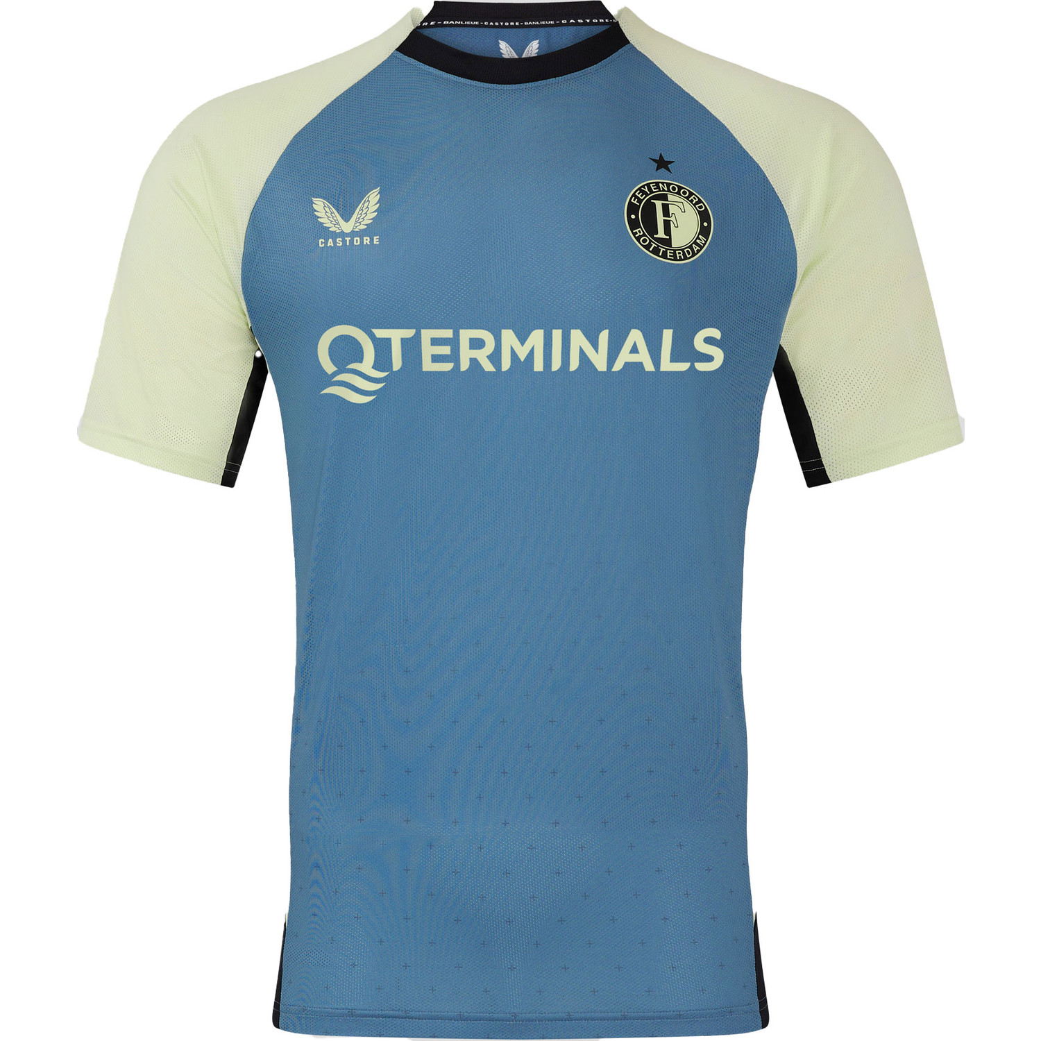 Pantalon De Survêtement Castore Feyenoord Rotterdam Pro Players - 100% Polyester, Poches Latérales