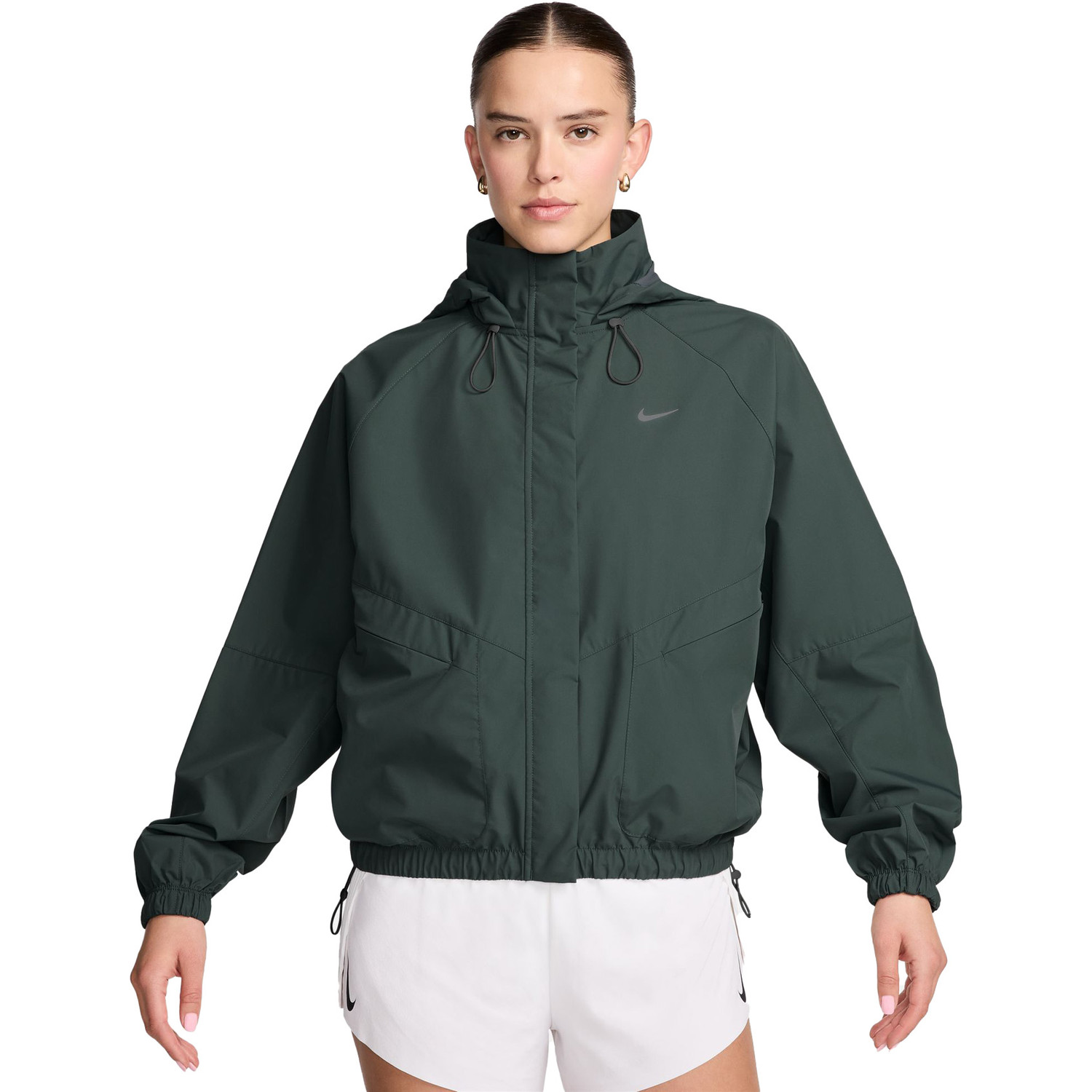 Nike gray jacket womens clearance