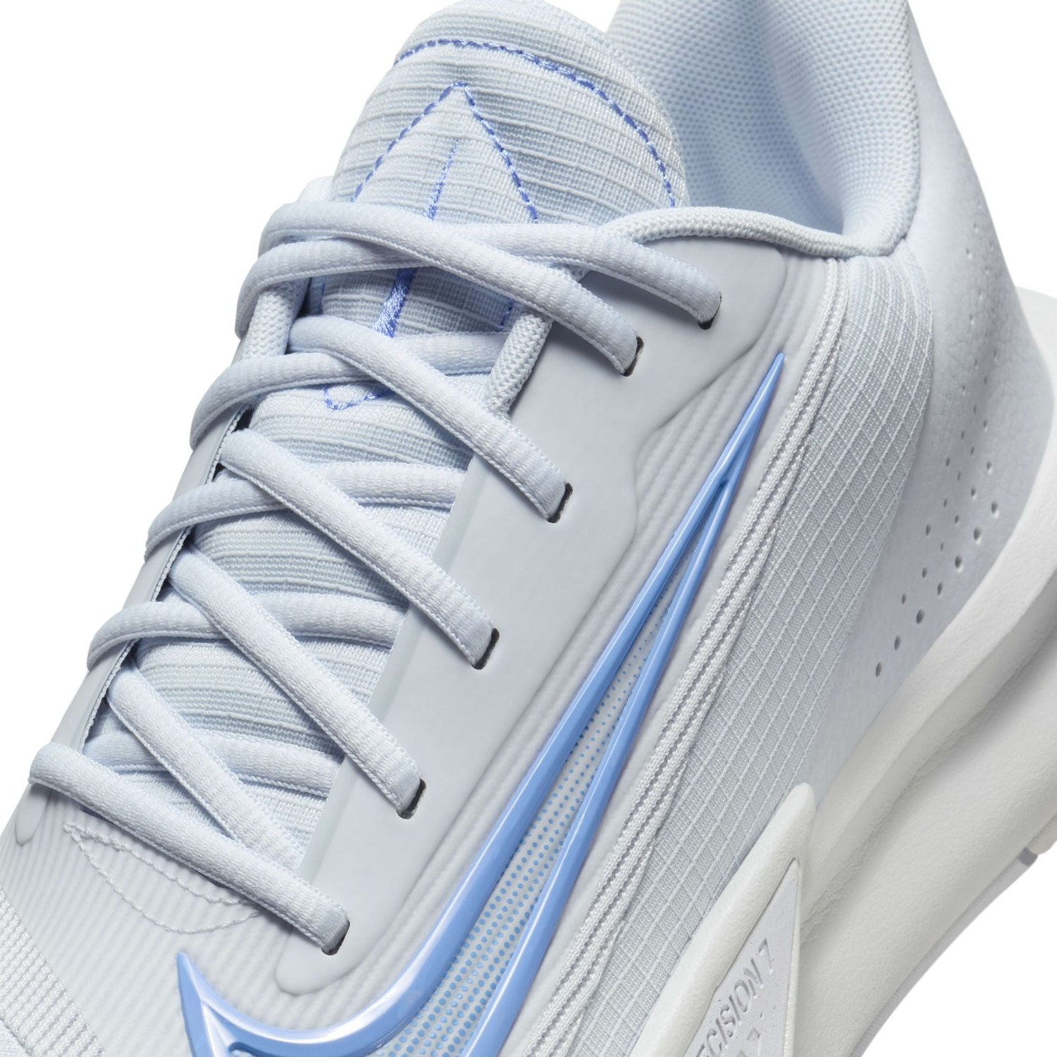 Nike Precision 7 Hard Court White Blue Grey Tennis Shoes FN4322-004 Men’s Sz 9.5 Men main image 4