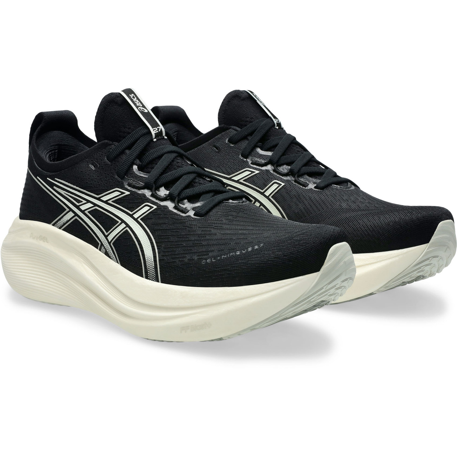 Asics GEL-Nimbus 27 Shoes Mens Size 12 Wide Black Running Sneakers 1011B956 ASICS Gel-Nimbus 27 Running Shoes [Wide] - Men main image 2