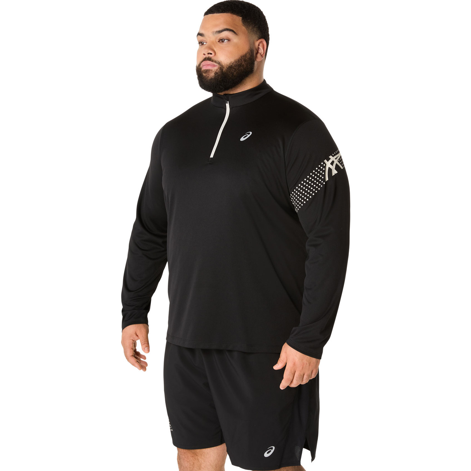 ASICS Icon Half-Zip Longsleeve T-shirt Men - PassaSports.com