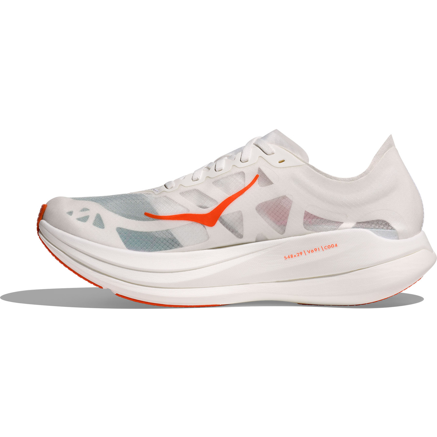 はろはろ② HOKA Rocket X 2 Unisex Frost/Lava – Holabird Sports