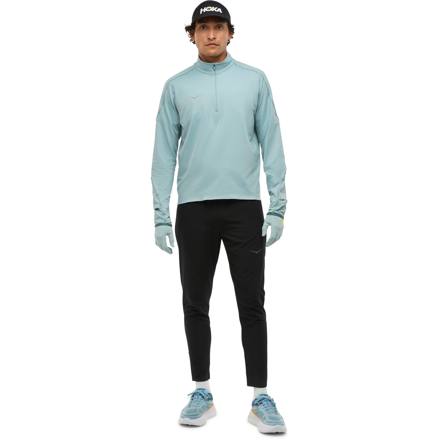 HOKA Glidetech Half-Zip Longsleeve T-shirt Men - PassaSports.com