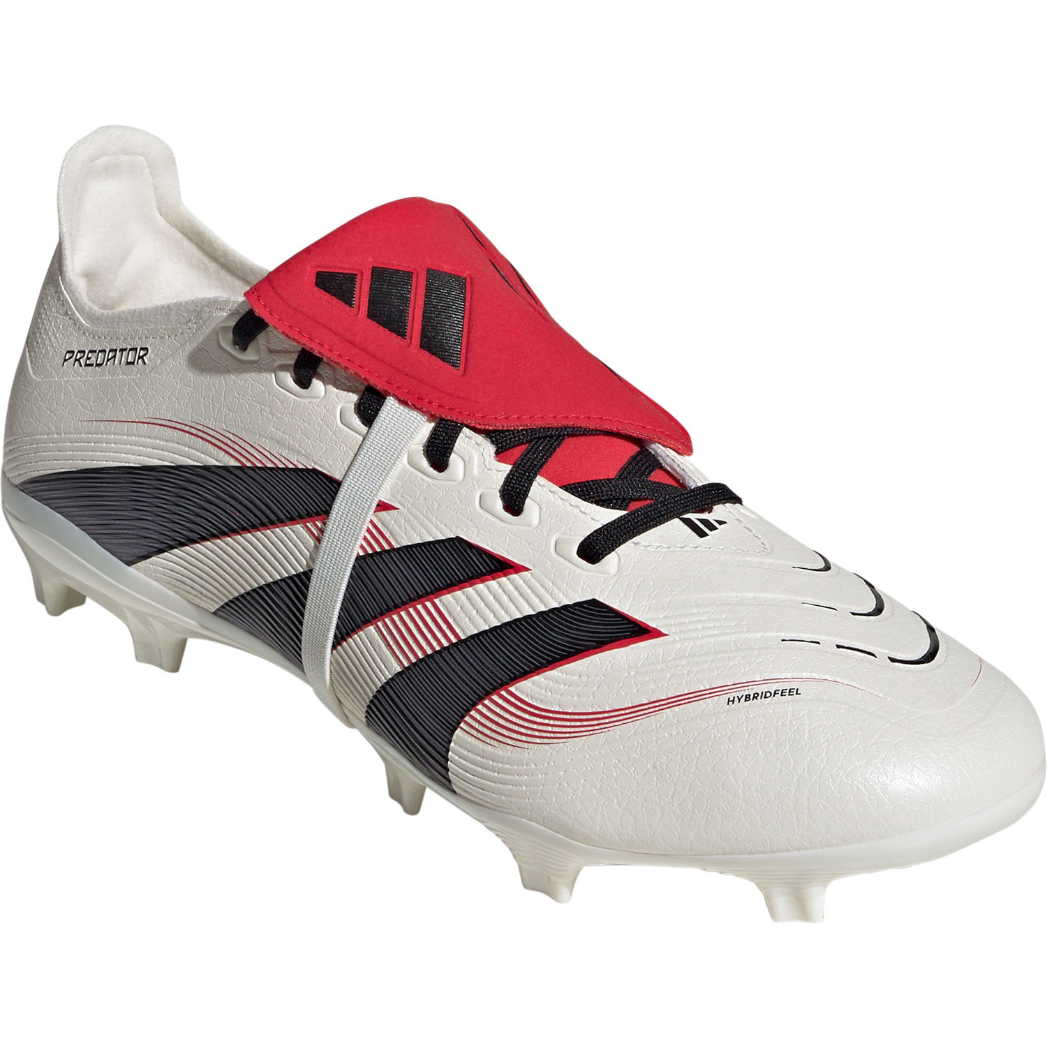 adidas Predator Elite Laceless FG Pure Victory - Lucid Red