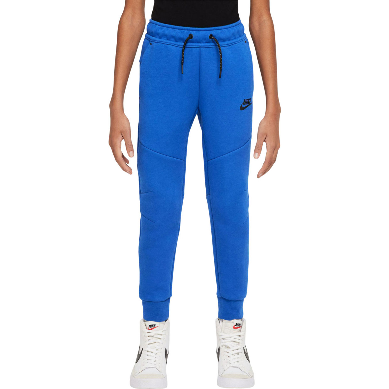 nike tech fleece jogger blue