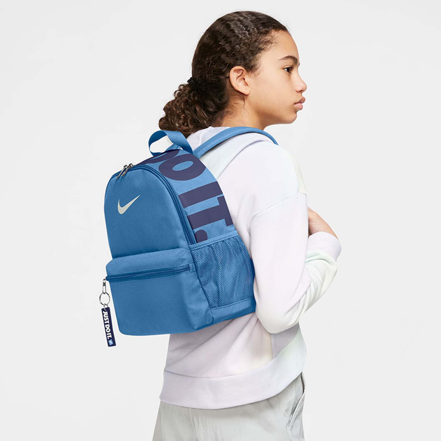 nike just do it mini backpack blue