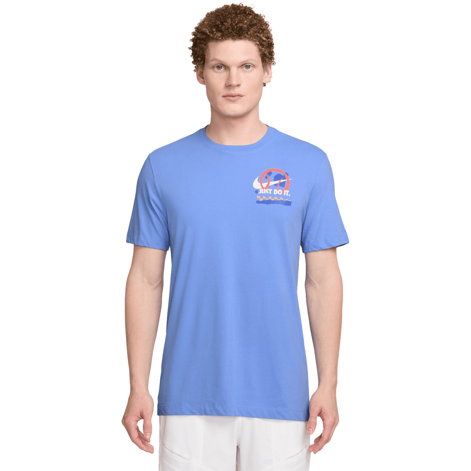 nike just do it blue t shirt