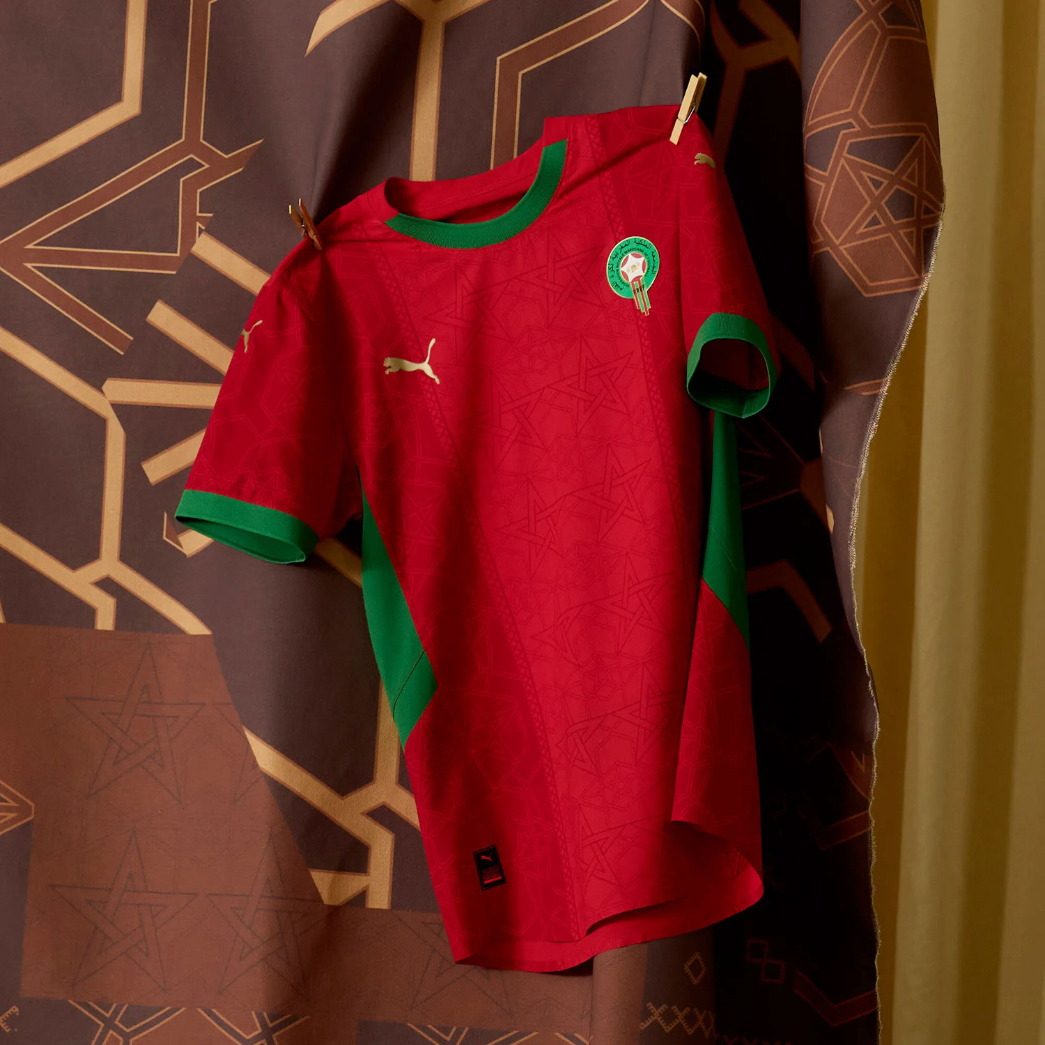 Puma Marokko Thuis Shirt Kids 2025/2026 Bij