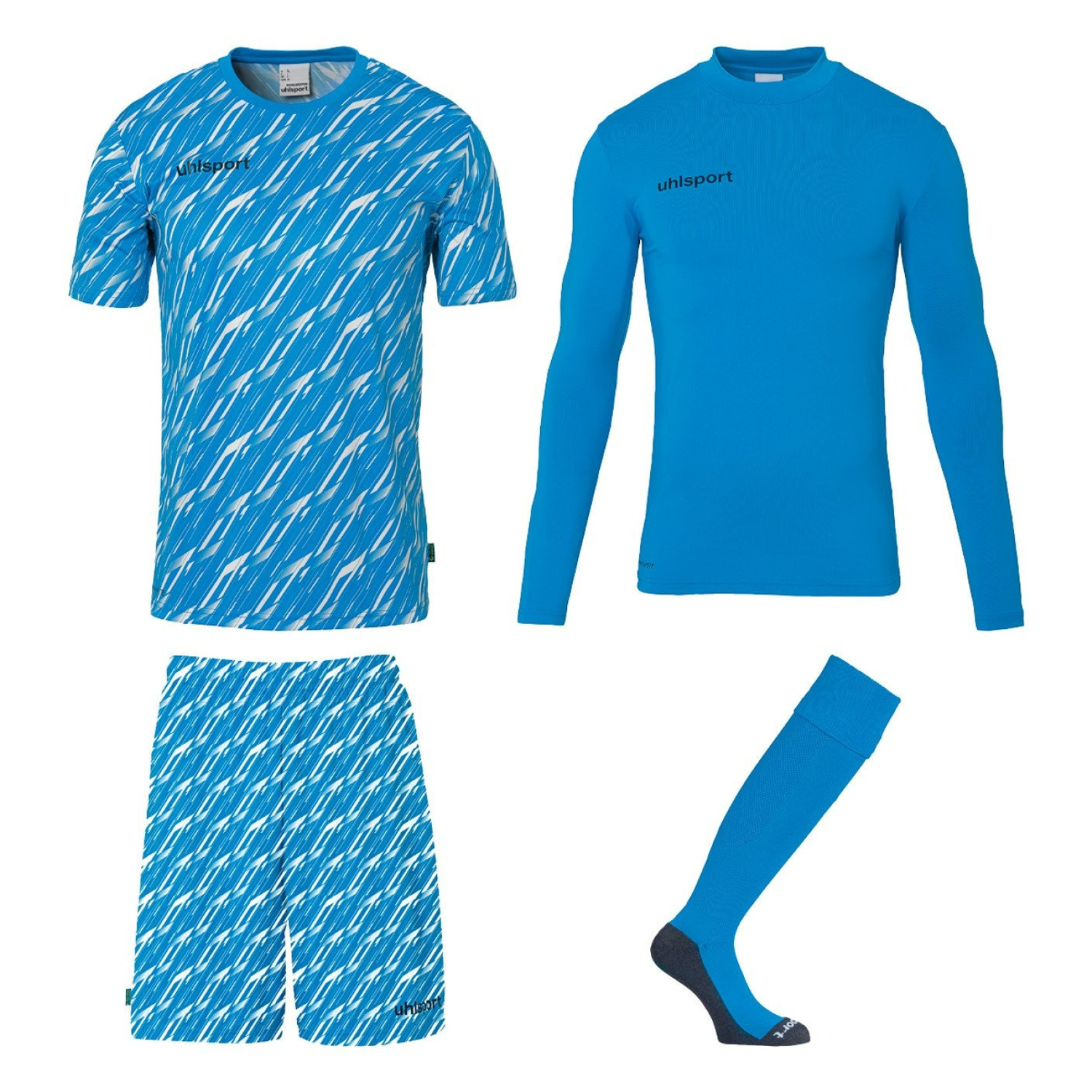 Uhlsport Progressive Keeperstenue Pack Kids Felgeel Uhlsport Progressive Keeperstenue Pack Kids Felgeel