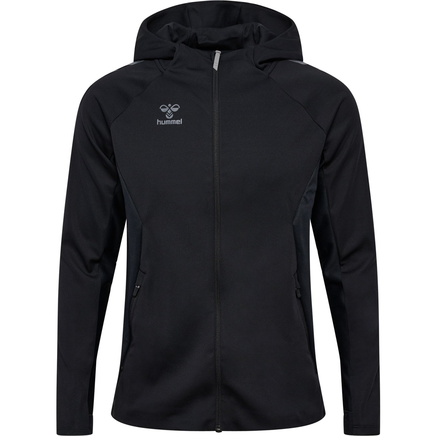 Hummel Cima 2.0 Jas Met Capuchon - Zwart, Heren L - Warme Handbaljas Van Gerecycled Materiaal